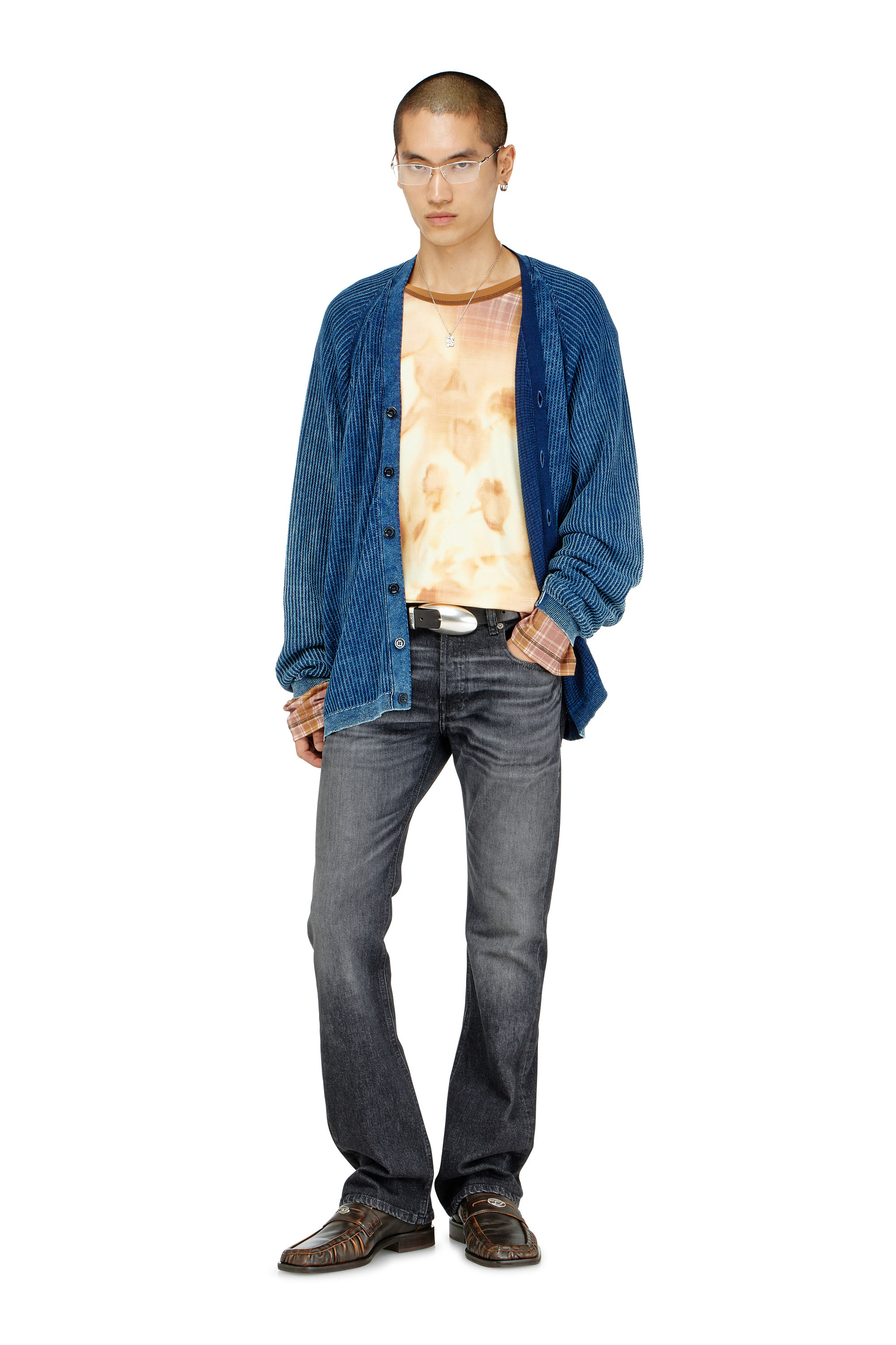 Diesel - Man's Bootcut Jeans 2007 Zatiny 09N48, Black/Dark grey - 1