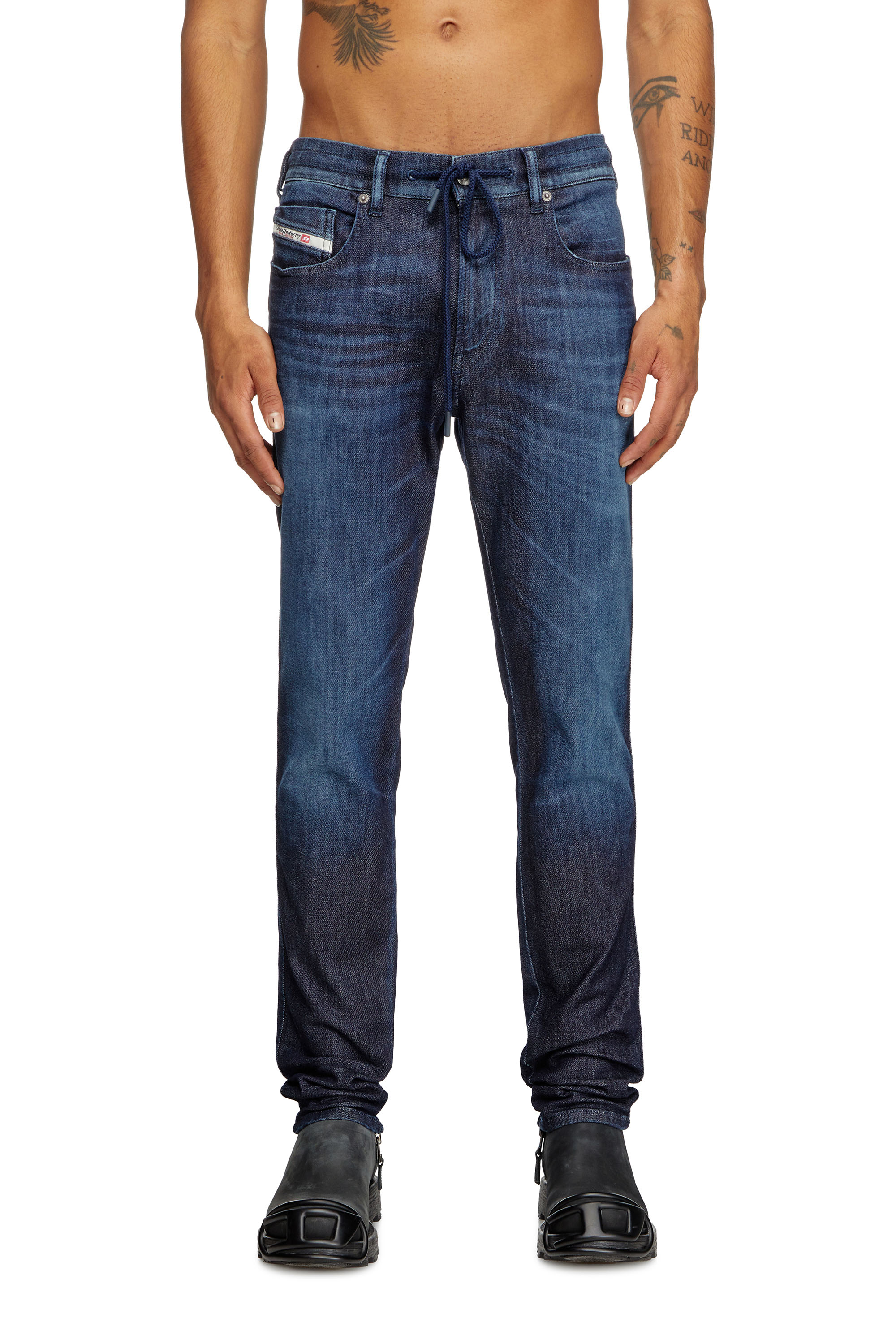 Slim 2062 D-Strukt Joggjeans® 09L11, Dark Blue Diesel - Man's Slim 2062 D-Strukt Joggjeans® 09L11, Dark Blue - 3