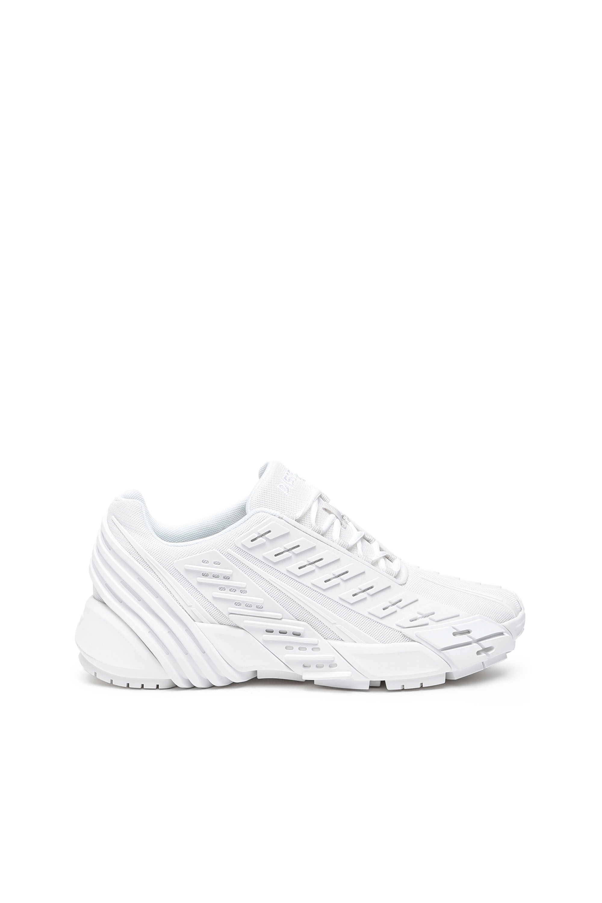 Diesel - S-PROTOTYPE LOW W, Woman S-Prototype Low W - Sneakers in mesh and rubber in White - Image 1