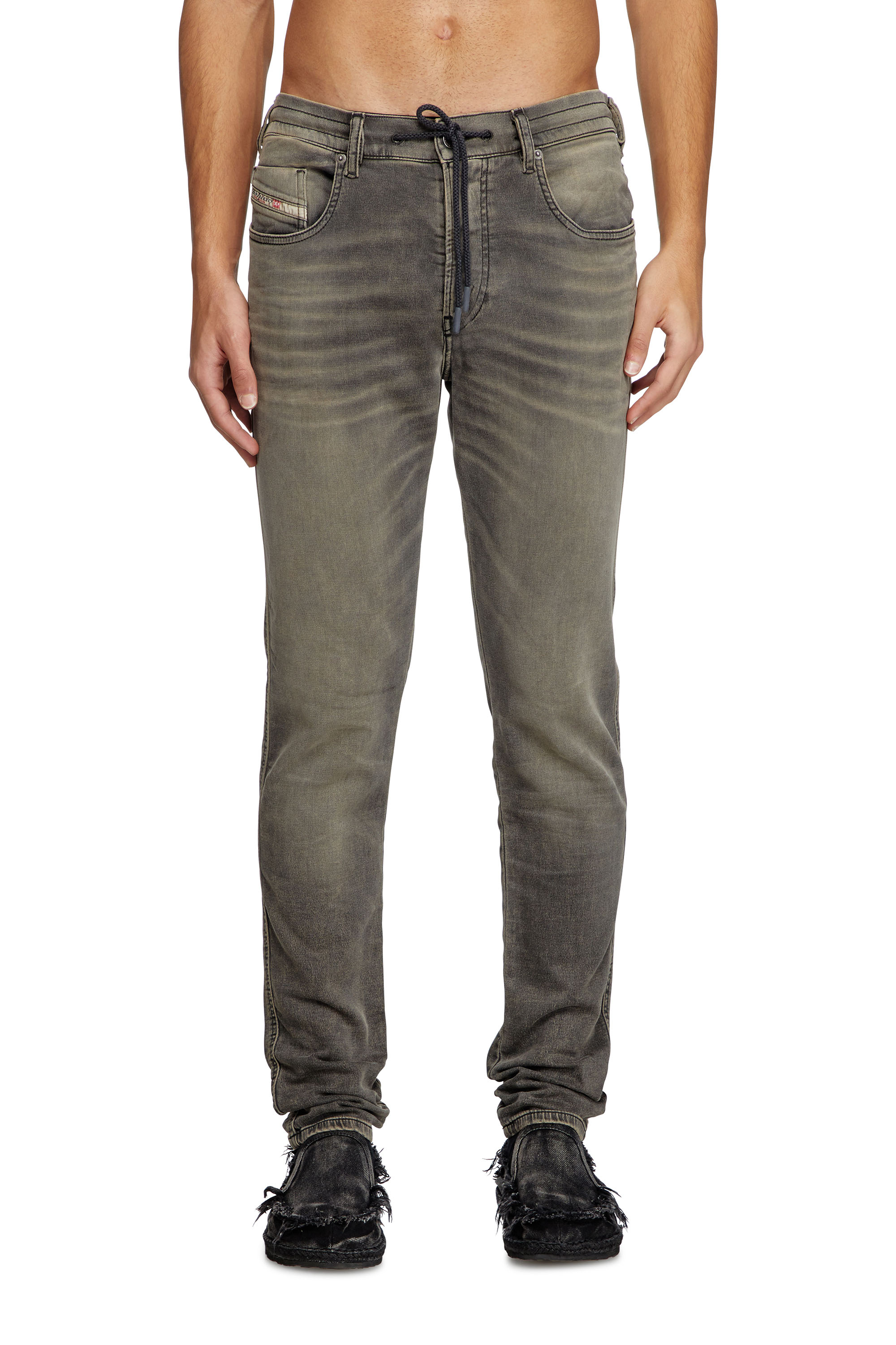 Diesel - Man's Slim 2060 D-Strukt Joggjeans® 068PD, Light Grey - 2