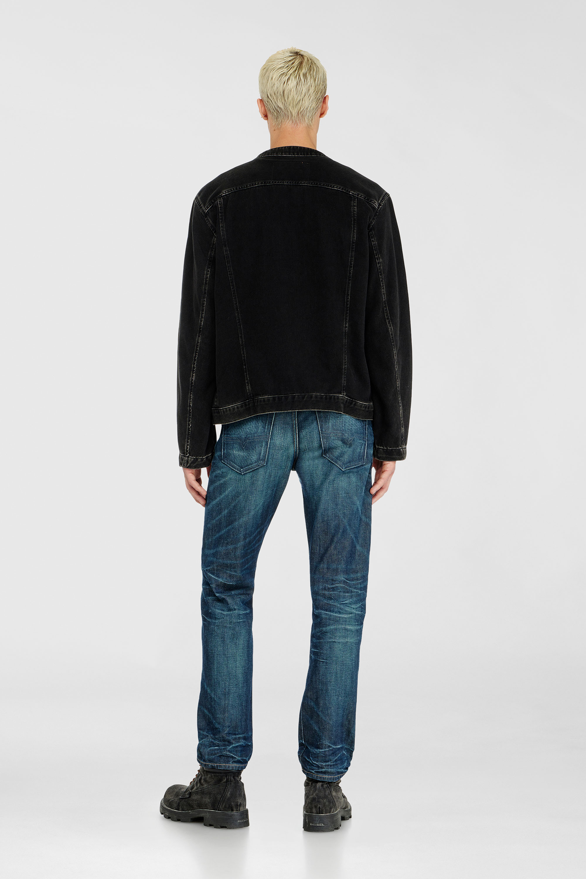 Diesel - Man's Slim Jeans 1993 D-Vyl 09Q04, Dark Blue - 3