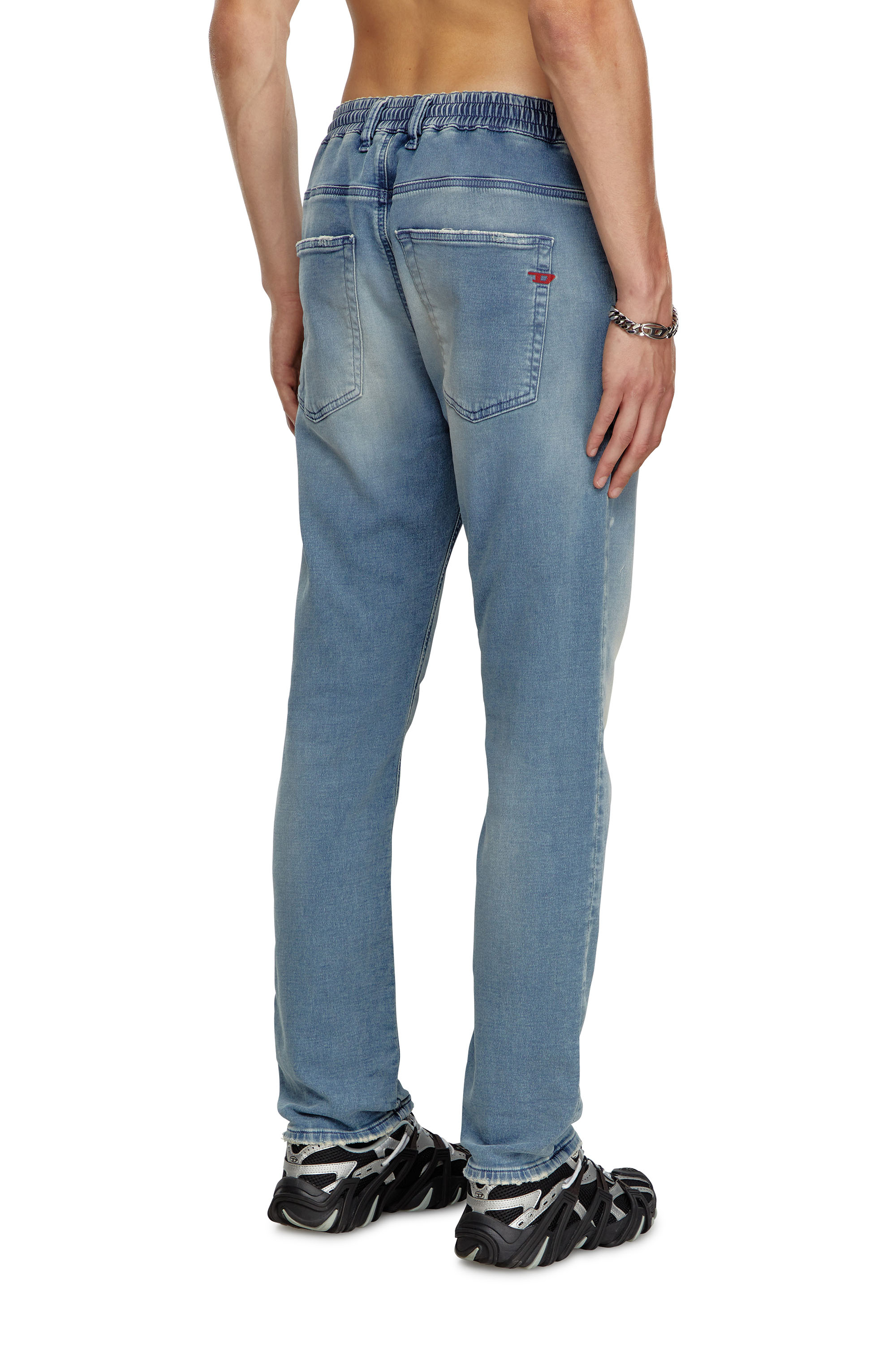 Diesel - Man's Regular 2030 D-Krooley Joggjeans® 068MF, Light Blue - 2