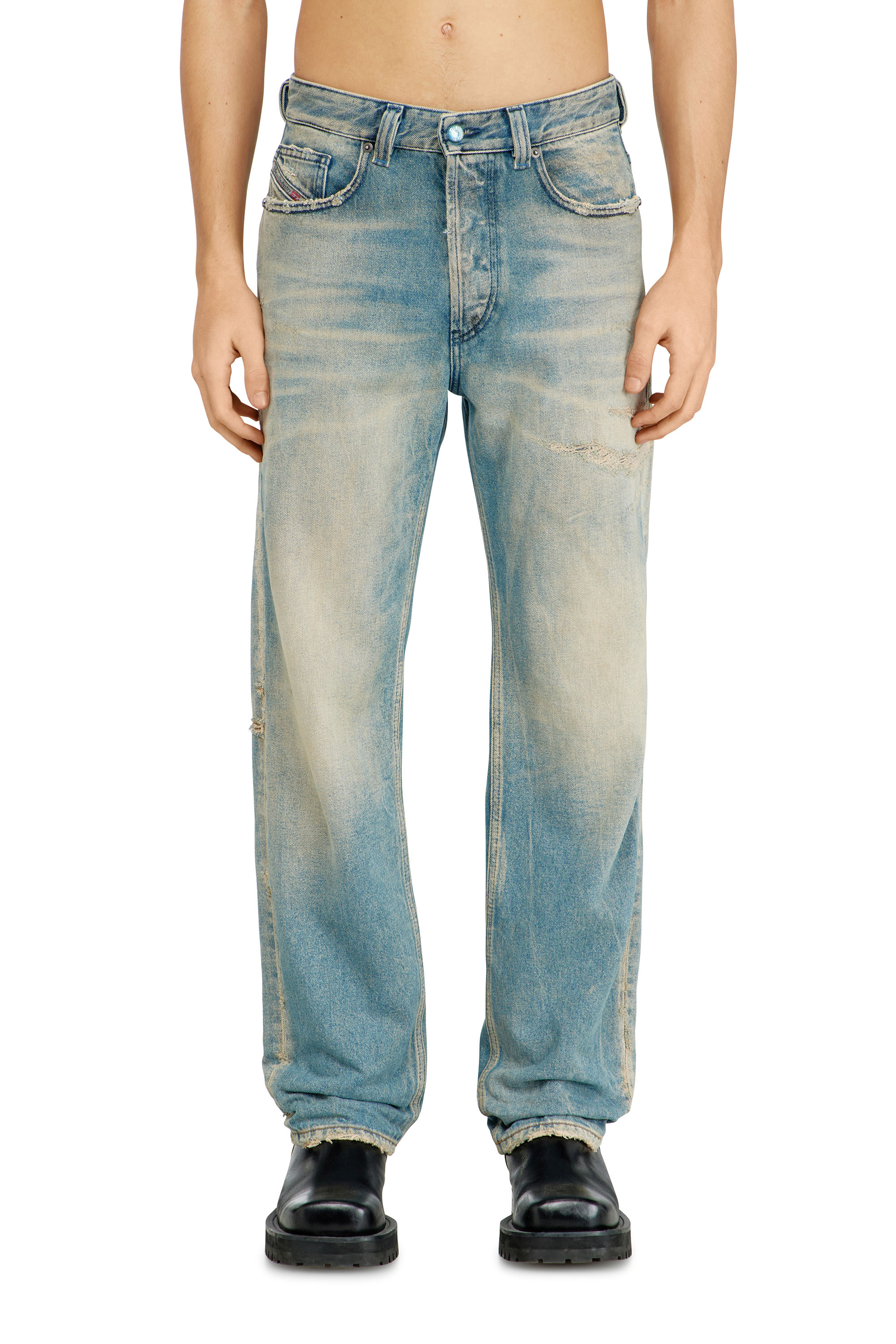 Diesel - Man's Regular Jeans 2024 D-Macs 09N30, Light Blue - 1