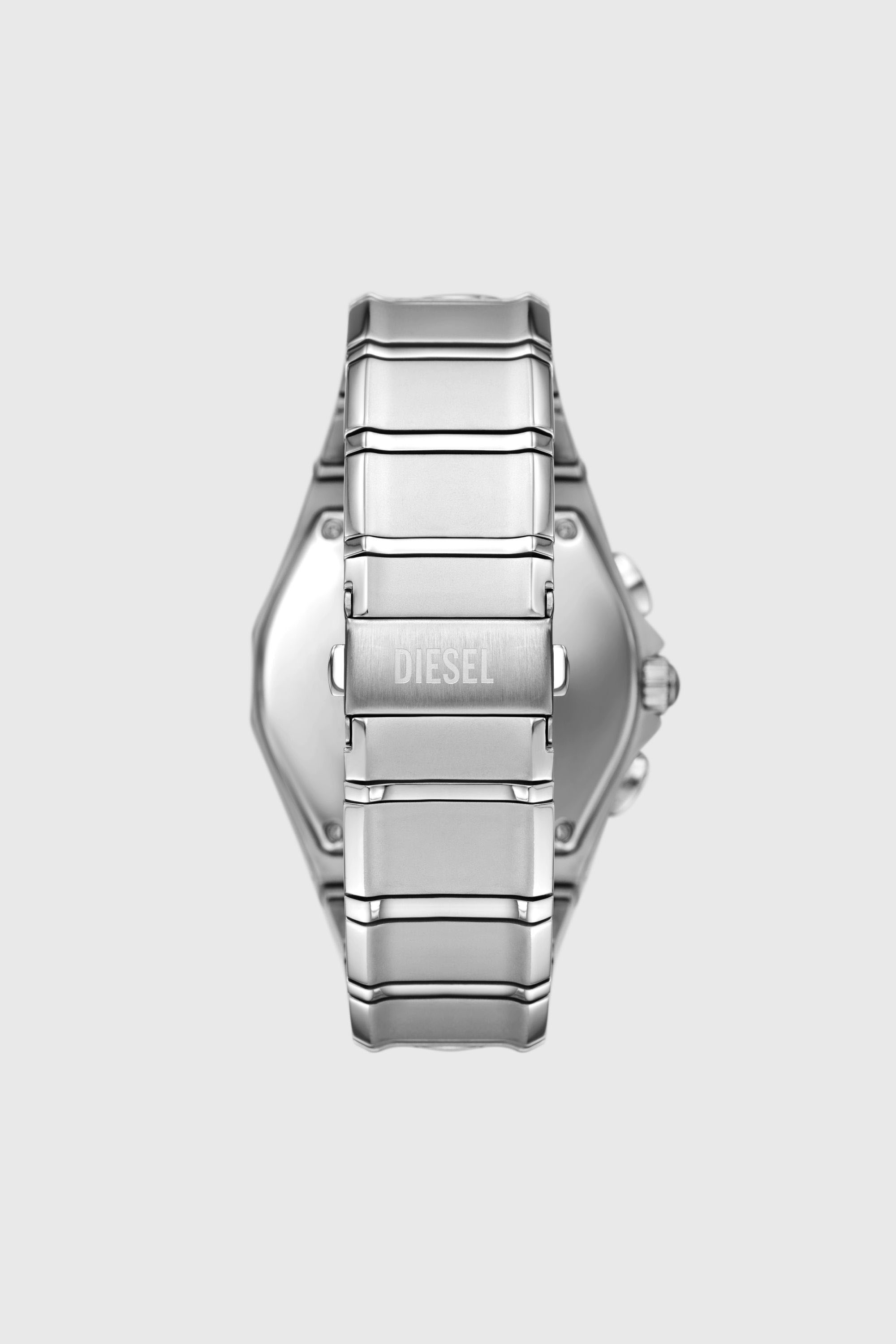 Diesel - DZ4694 WATCH, Man's D-Curve stainless steel watch in Silver - 2