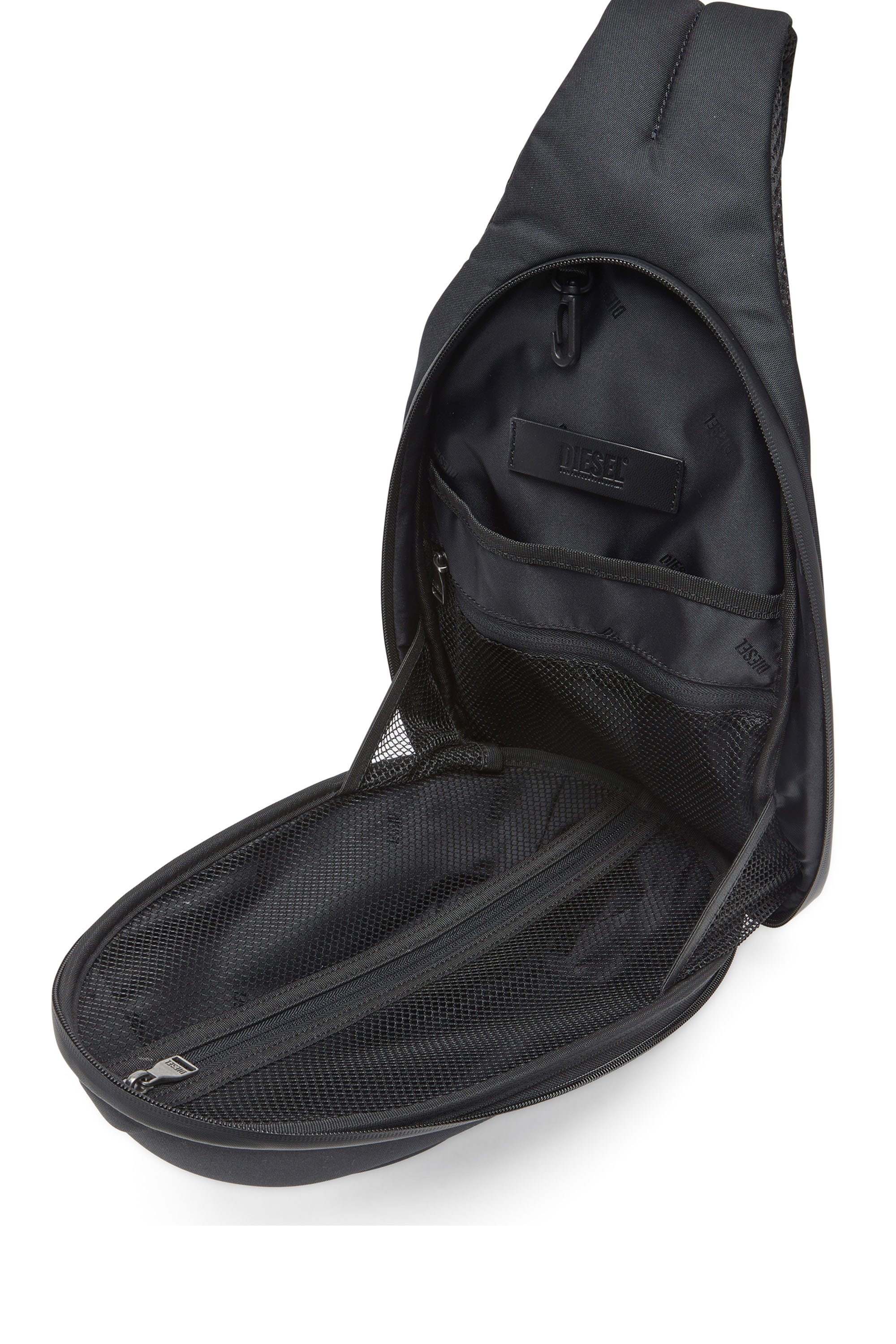 Diesel - 1DR-POD SLING BAG, Black - Image 4