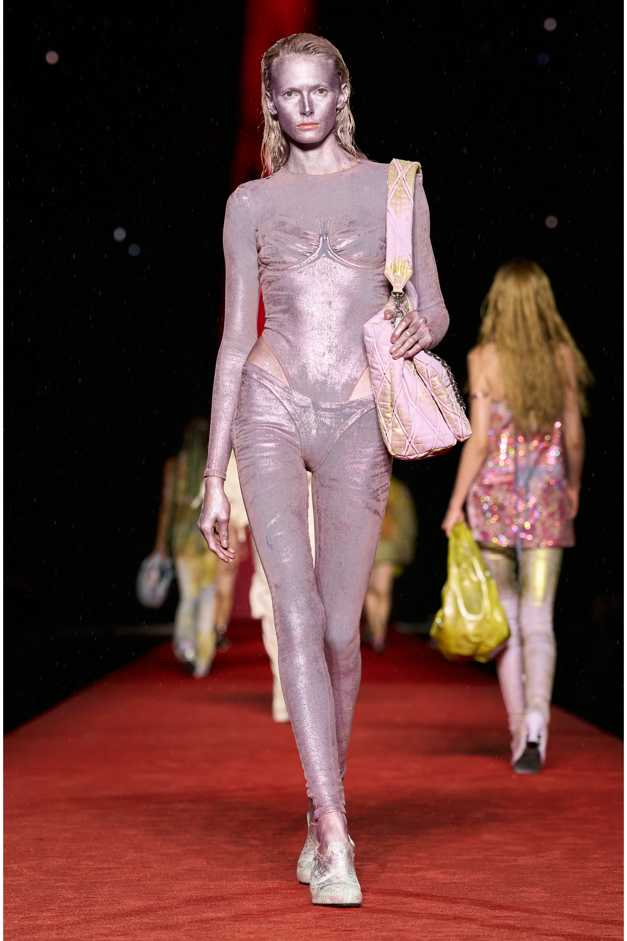 Diesel - Woman Super skinny Jeans D-Amber 09K16, Pink - Image 5