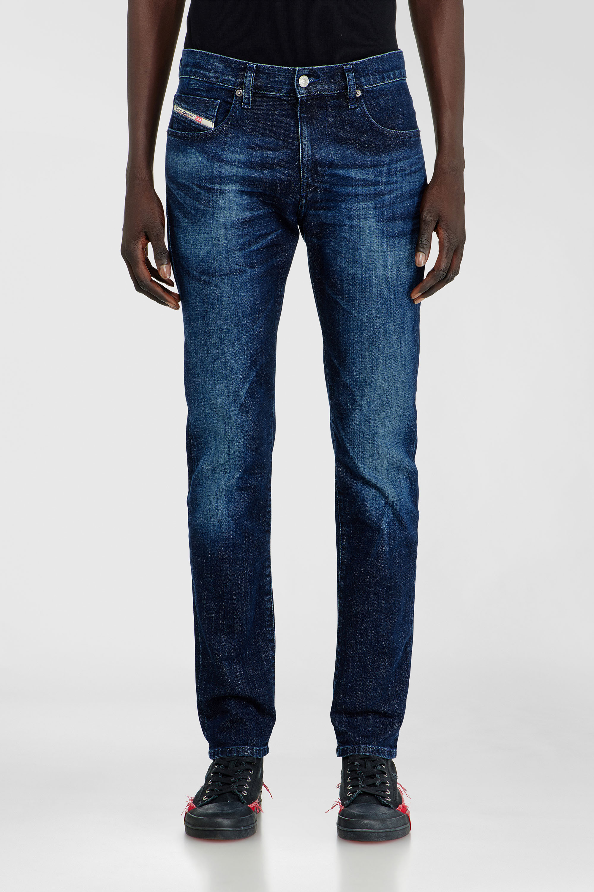 Diesel - Man's Slim Jeans 2019 D-Strukt 0ADBL, Dark Blue - 4