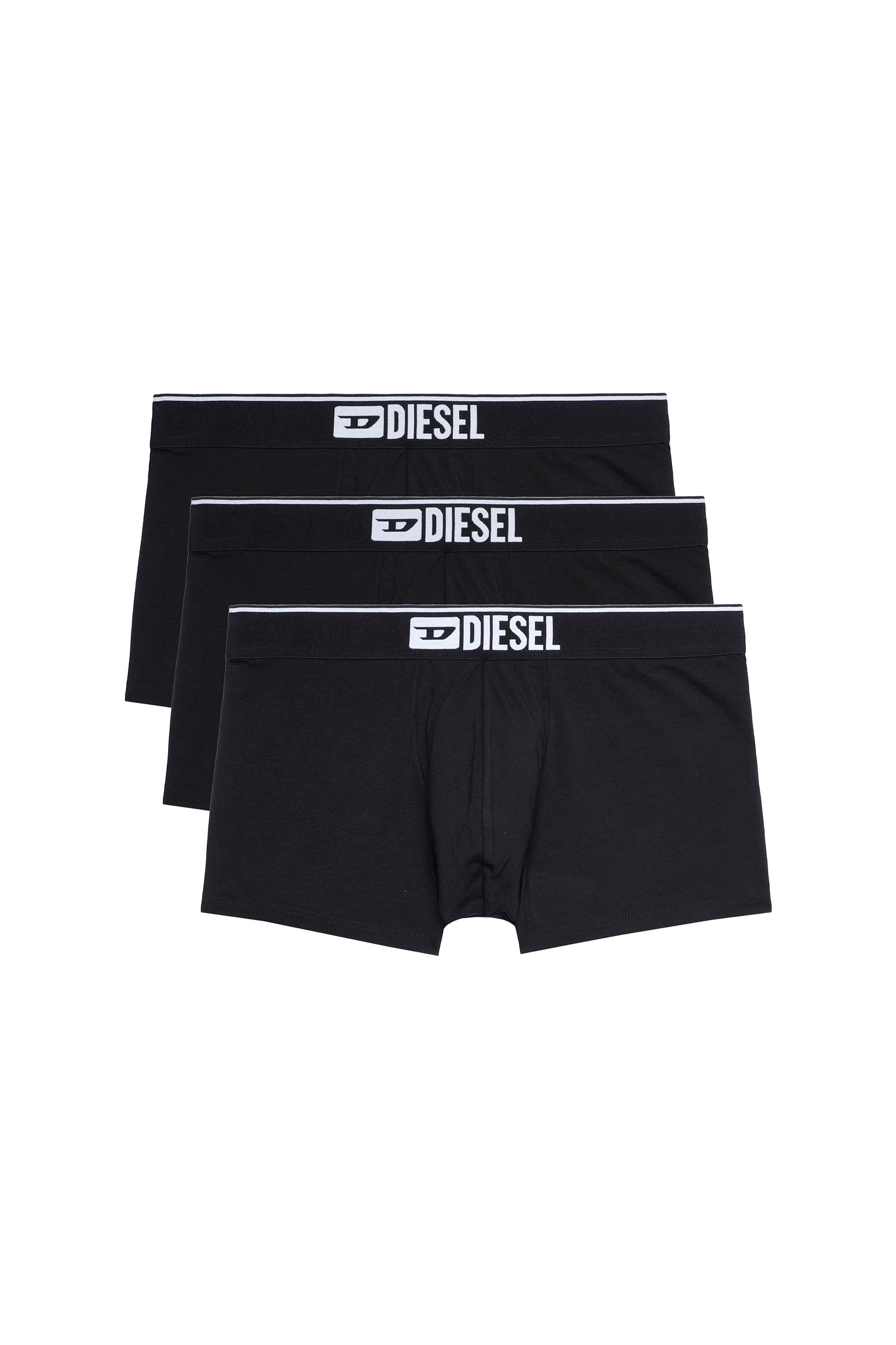 Diesel - UMBX-DAMIENTHREEPACK, Man's Three-pack of plain boxer in Black - 2