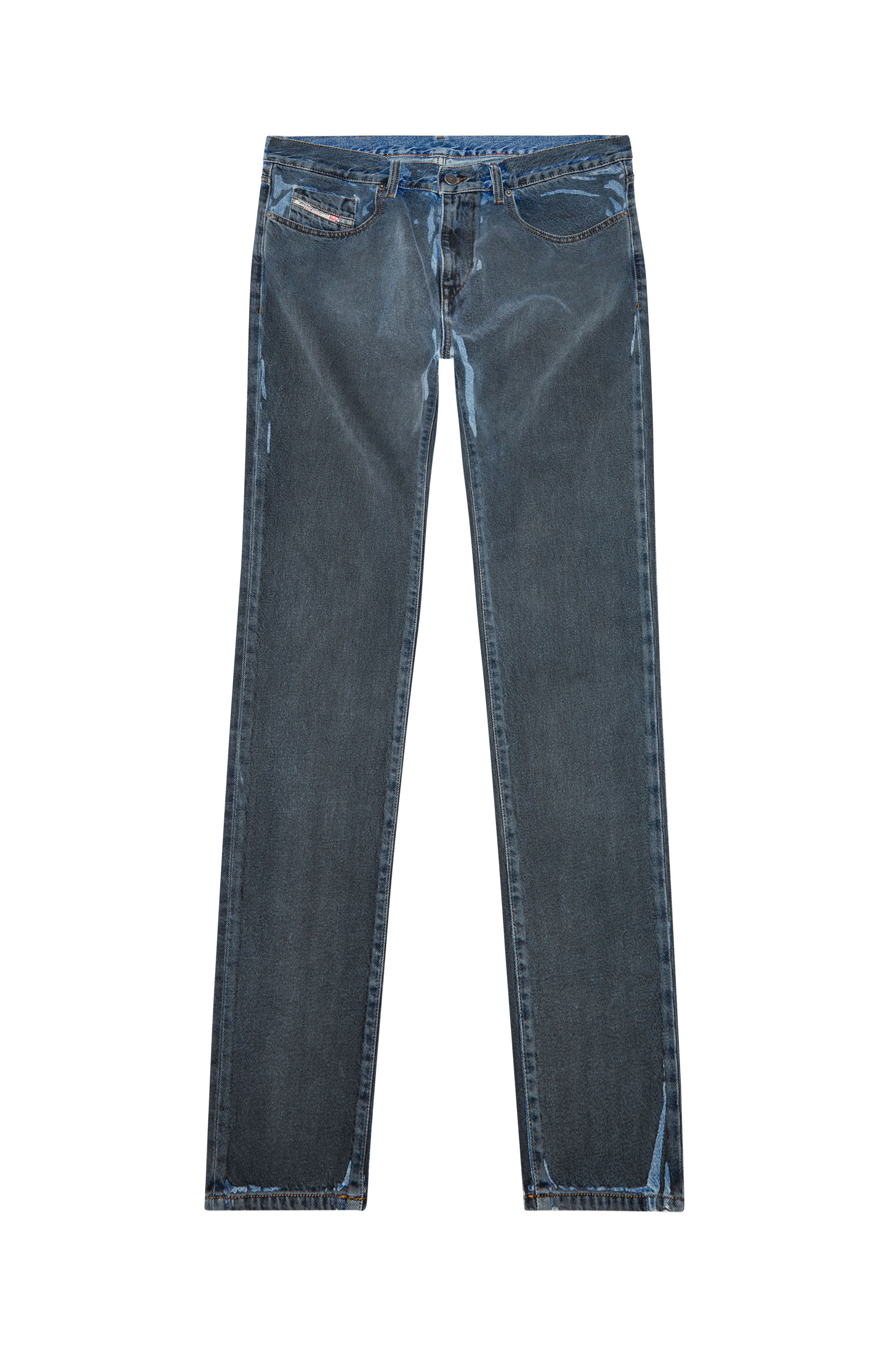 Diesel - Man Slim Jeans 2019 D-Strukt 09I47, Black/Dark grey - Image 5