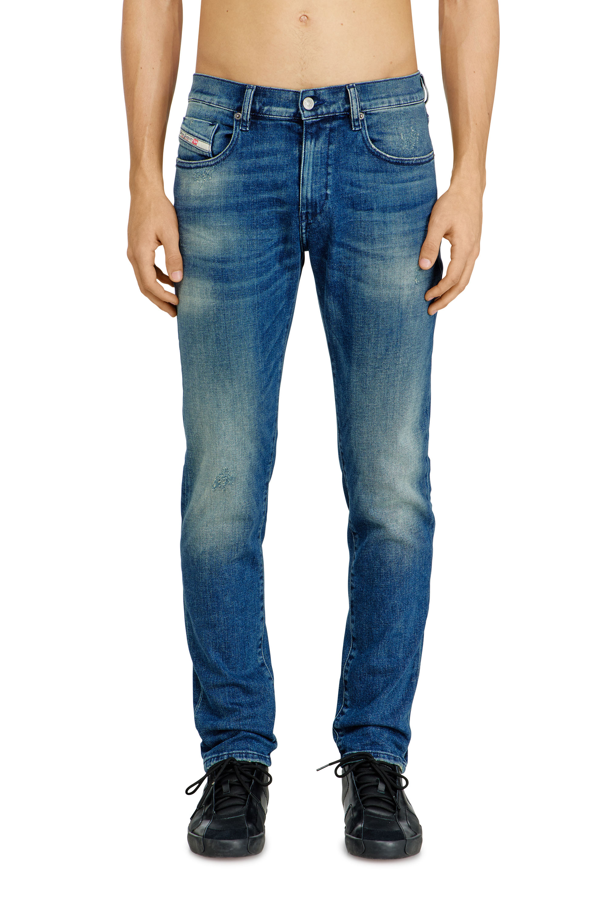 Diesel - Man's Slim Jeans 2019 D-Strukt 0ADBT, Medium blue - 1