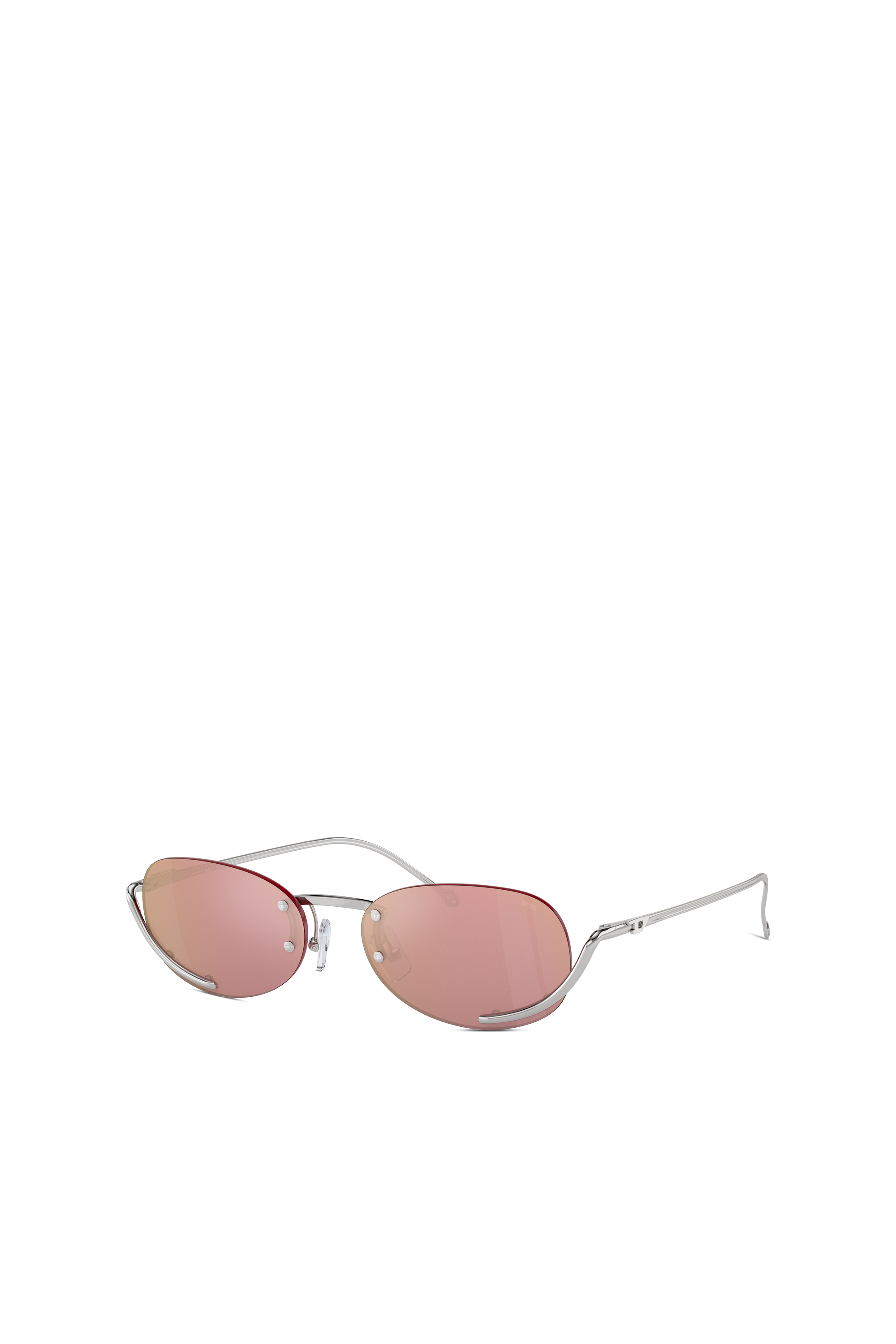 Diesel - 0DL1004, Unisex's Oval sunglasses in Pink - 5
