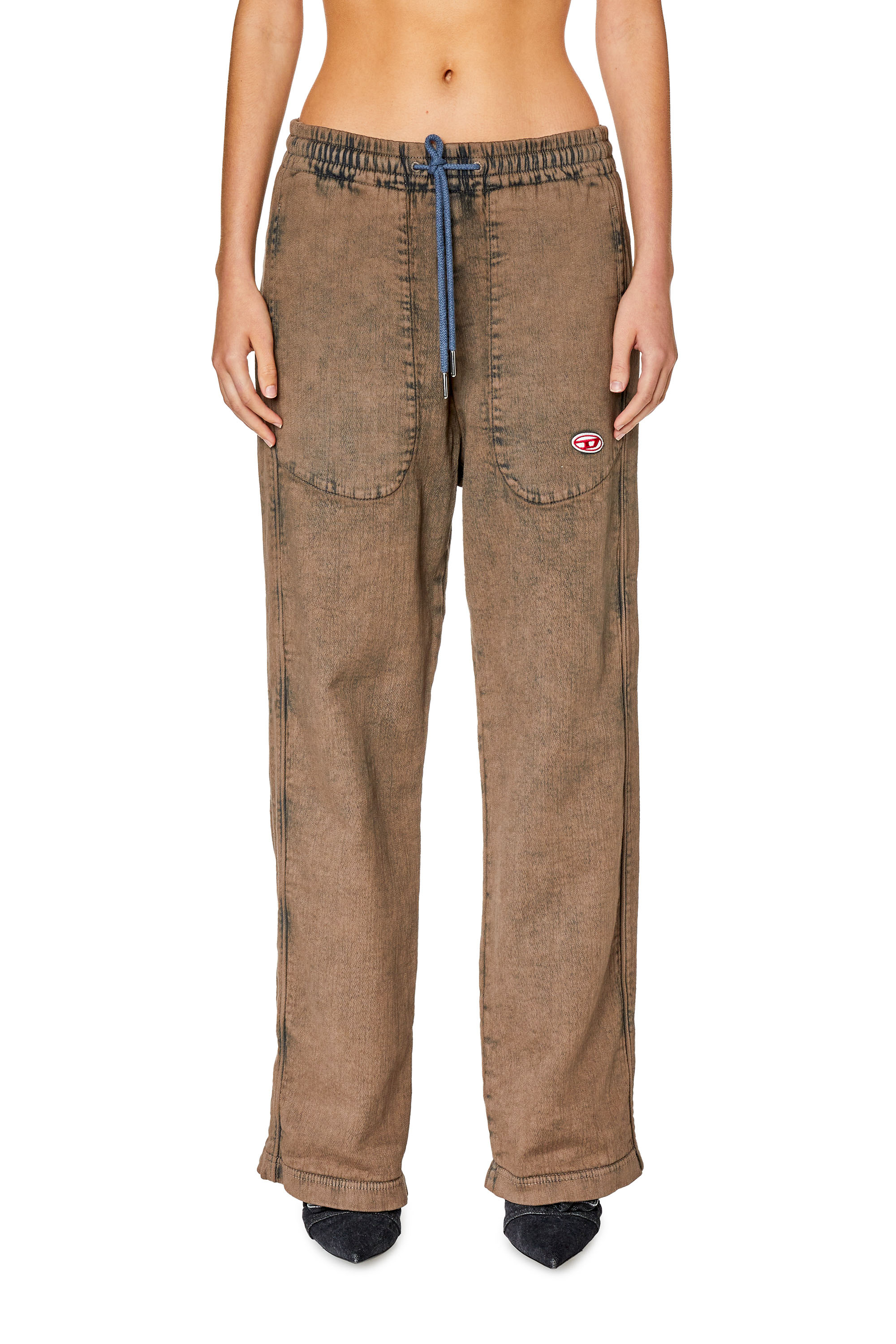 Diesel - Straight D-Martians Track Denim 09H04, Light Brown - Image 5