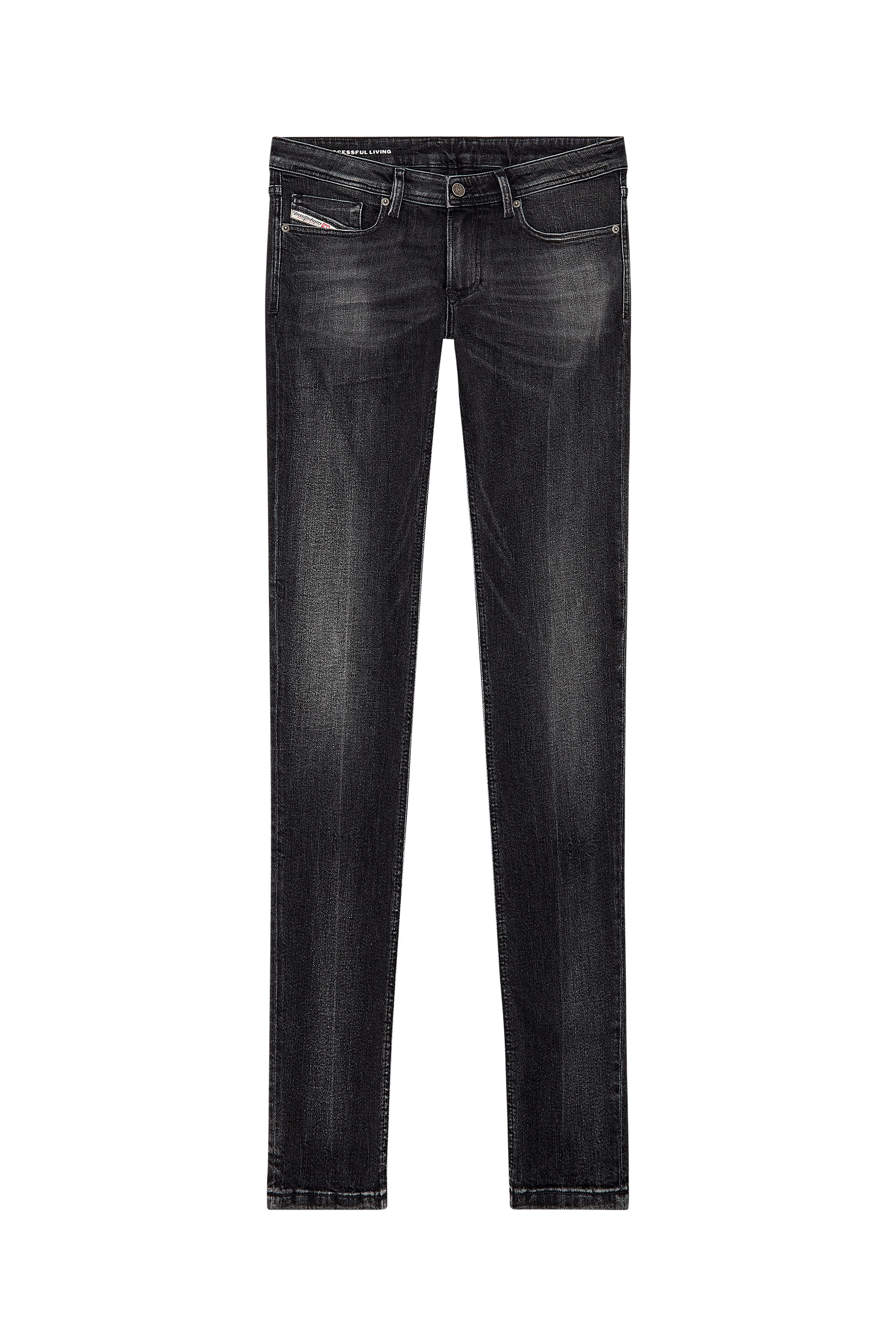 Diesel - Man Skinny Jeans 1979 Sleenker 0PFAX, Black/Dark grey - Image 3
