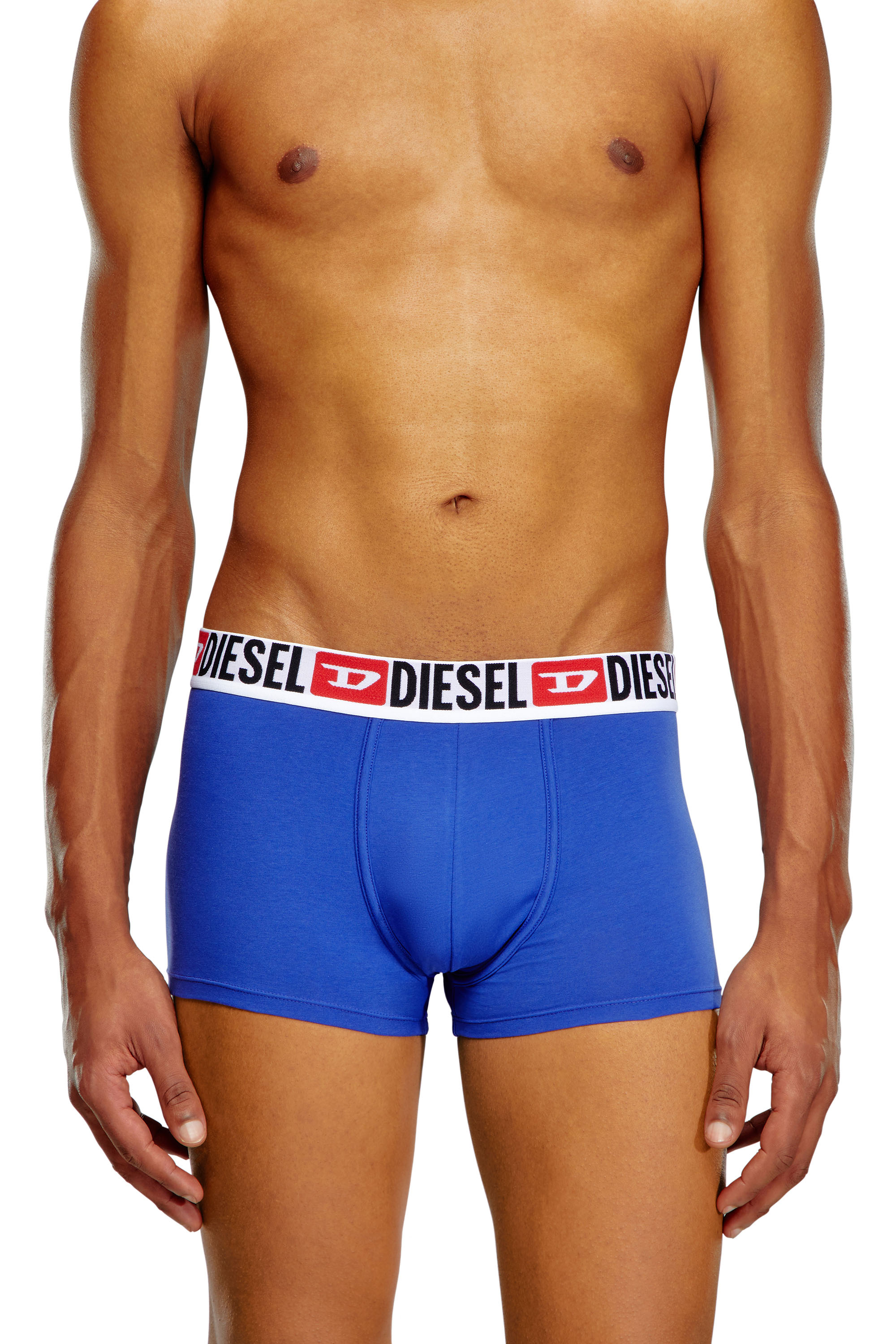 Diesel - UMBX-DAMIENFIVEPACK, Man's Five-pack of mix-colour boxer briefs in Blue/Red - 3