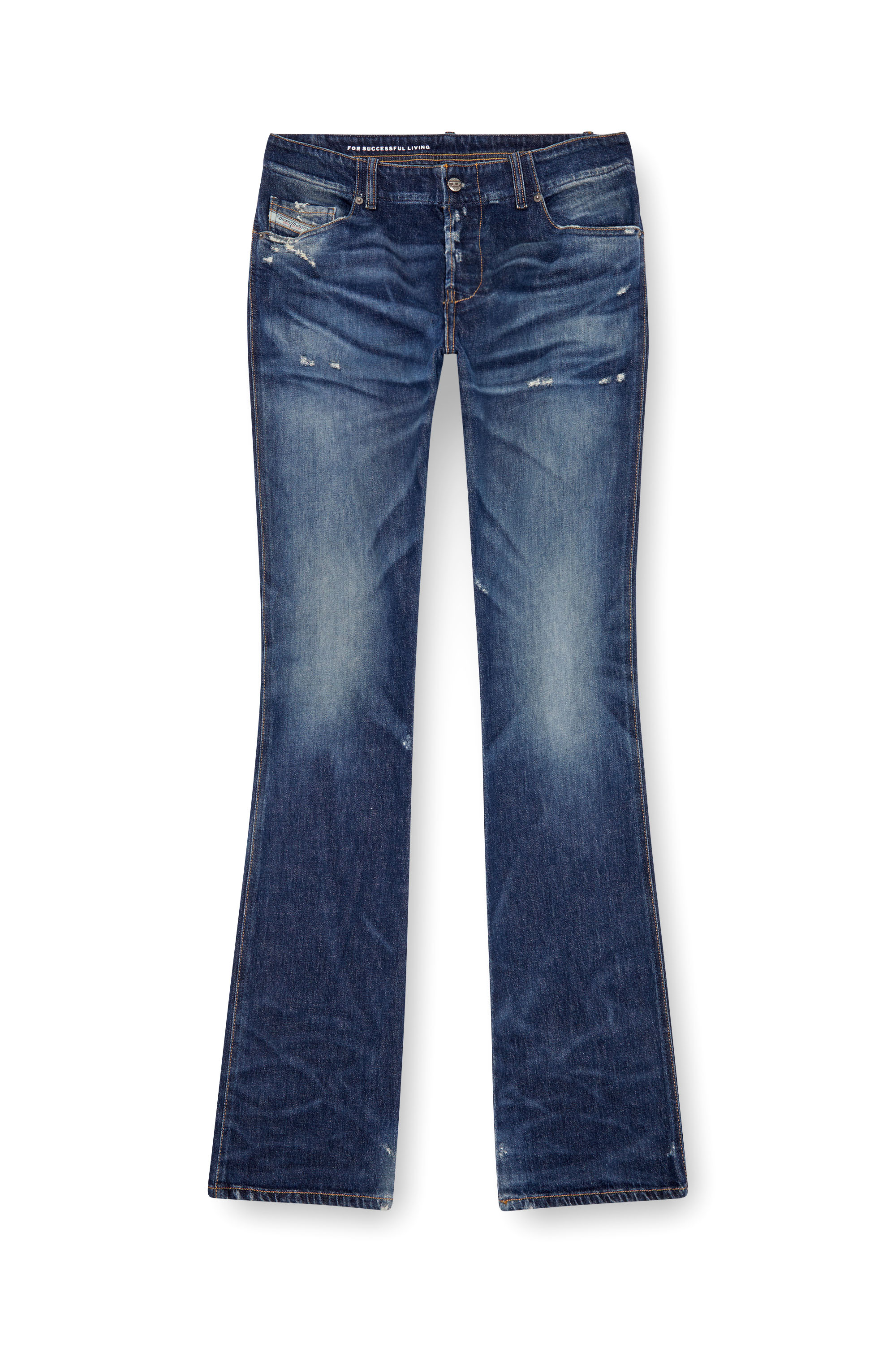 Diesel - Man Bootcut Jeans D-Backler 09J56, Dark Blue - Image 5