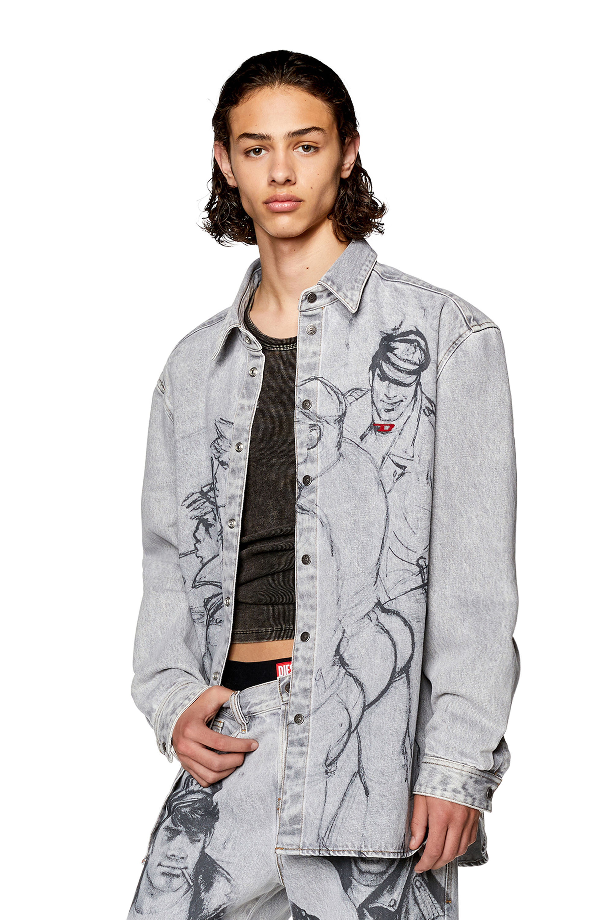 Diesel - PR-D-SIMPLY-OVER, Grey - Image 1