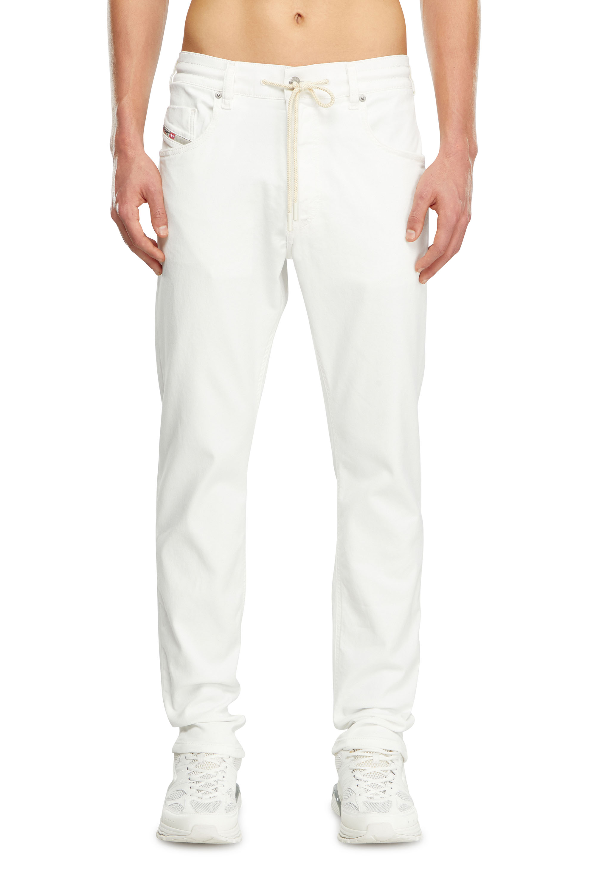 Diesel - Man's Tapered 2030 D-Krooley Joggjeans® 068HX, White - 2