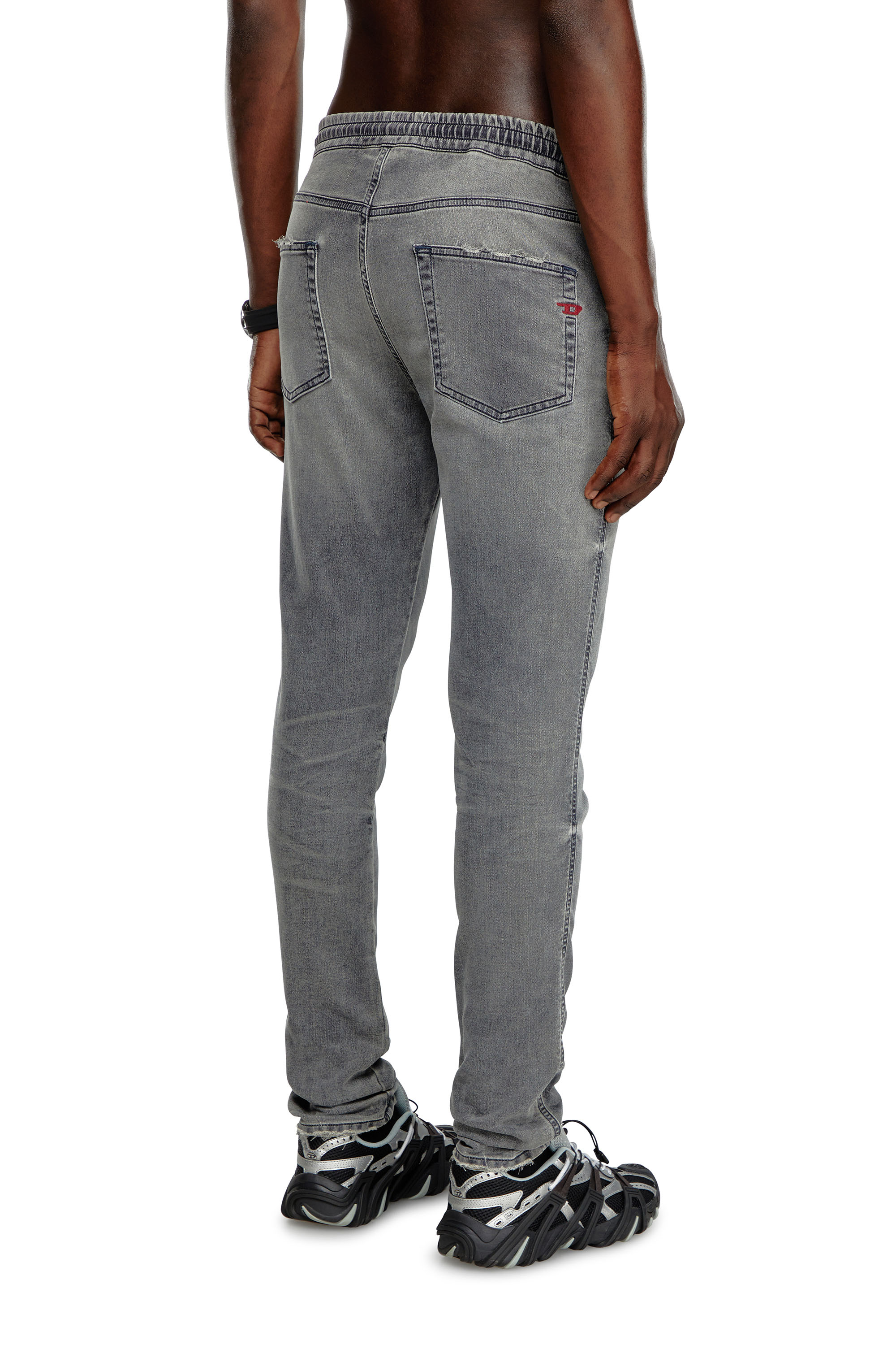 Diesel - Man's Slim 2060 D-Strukt Joggjeans® 068LT, Dark grey - 4