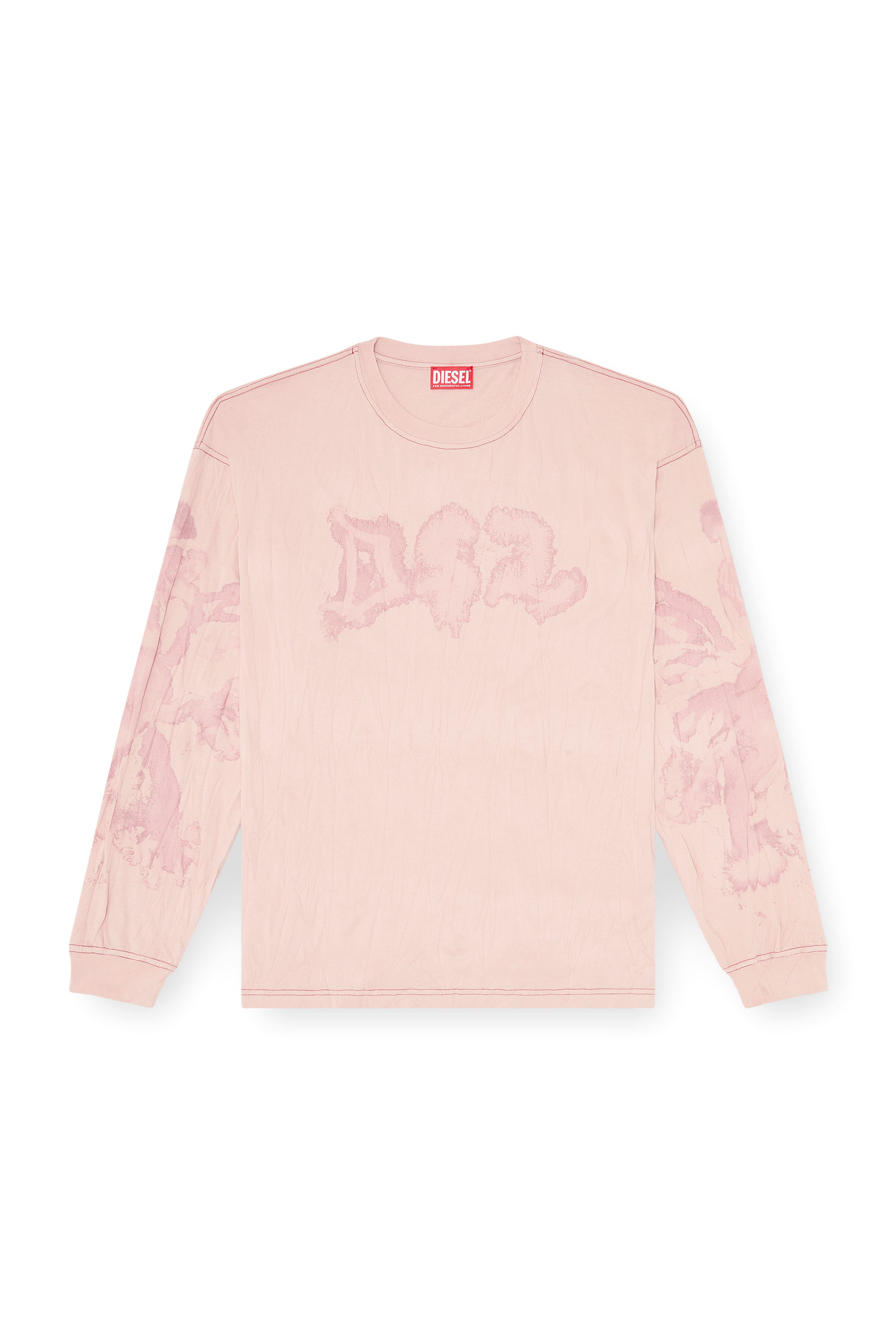 Diesel - T-BOXT-LS-AA4, Man's Relaxed long sleeve tee with blotched print in null - 3