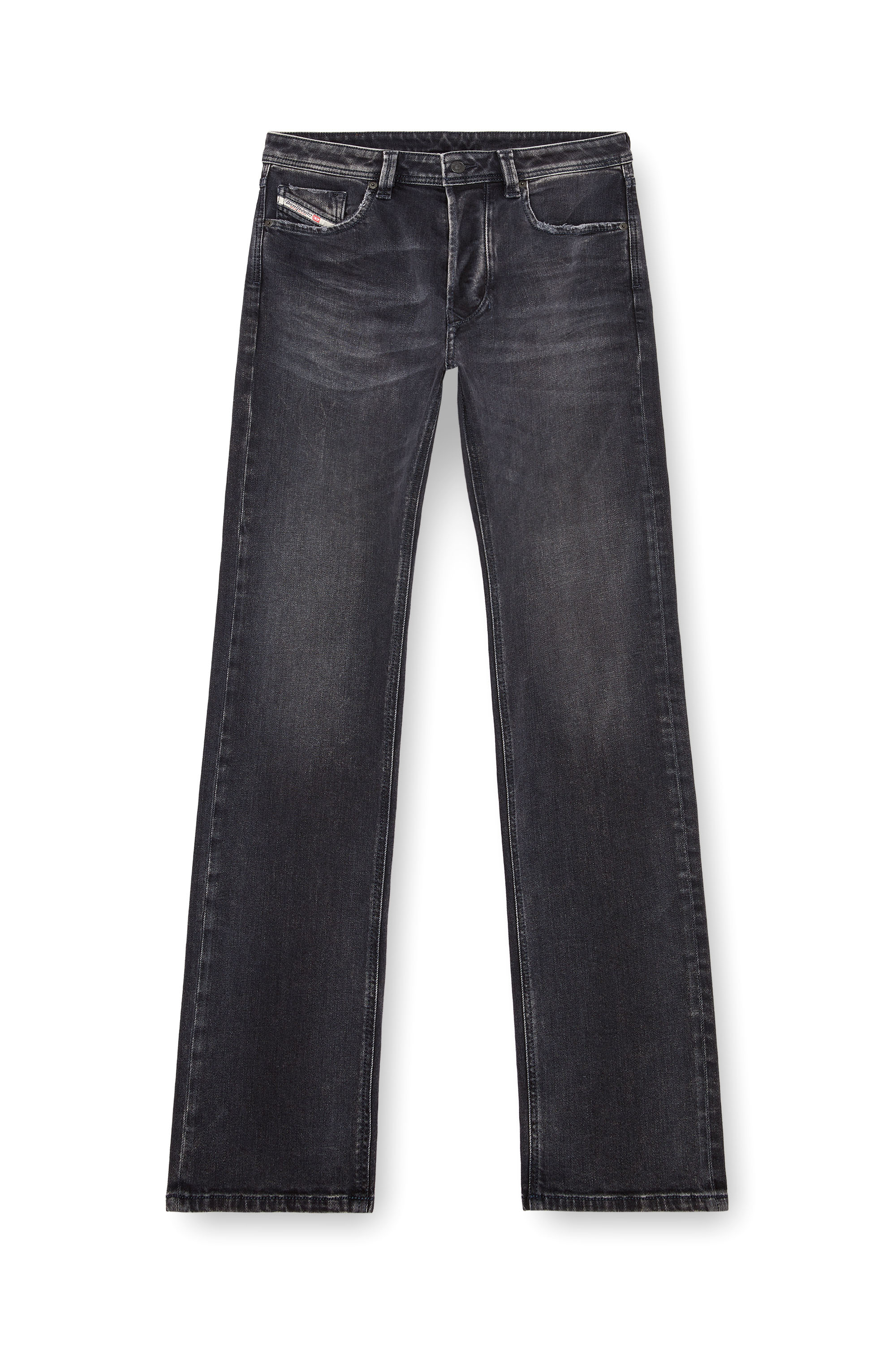 Diesel - Man Straight Jeans 1985 Larkee 09K51, Black/Dark grey - Image 5