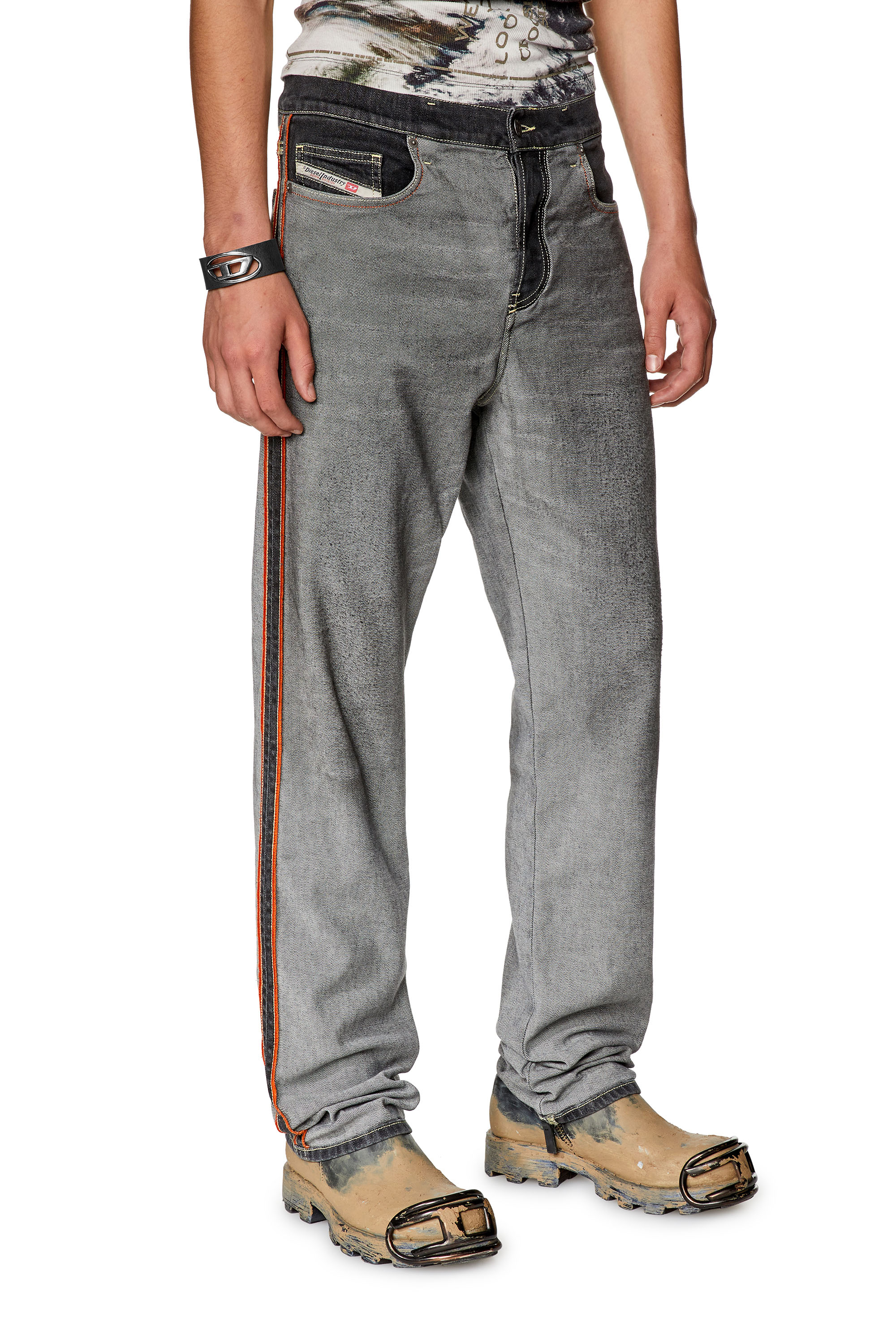 Diesel - Straight Jeans 2020 D-Viker 09G99, Black/Dark grey - Image 1