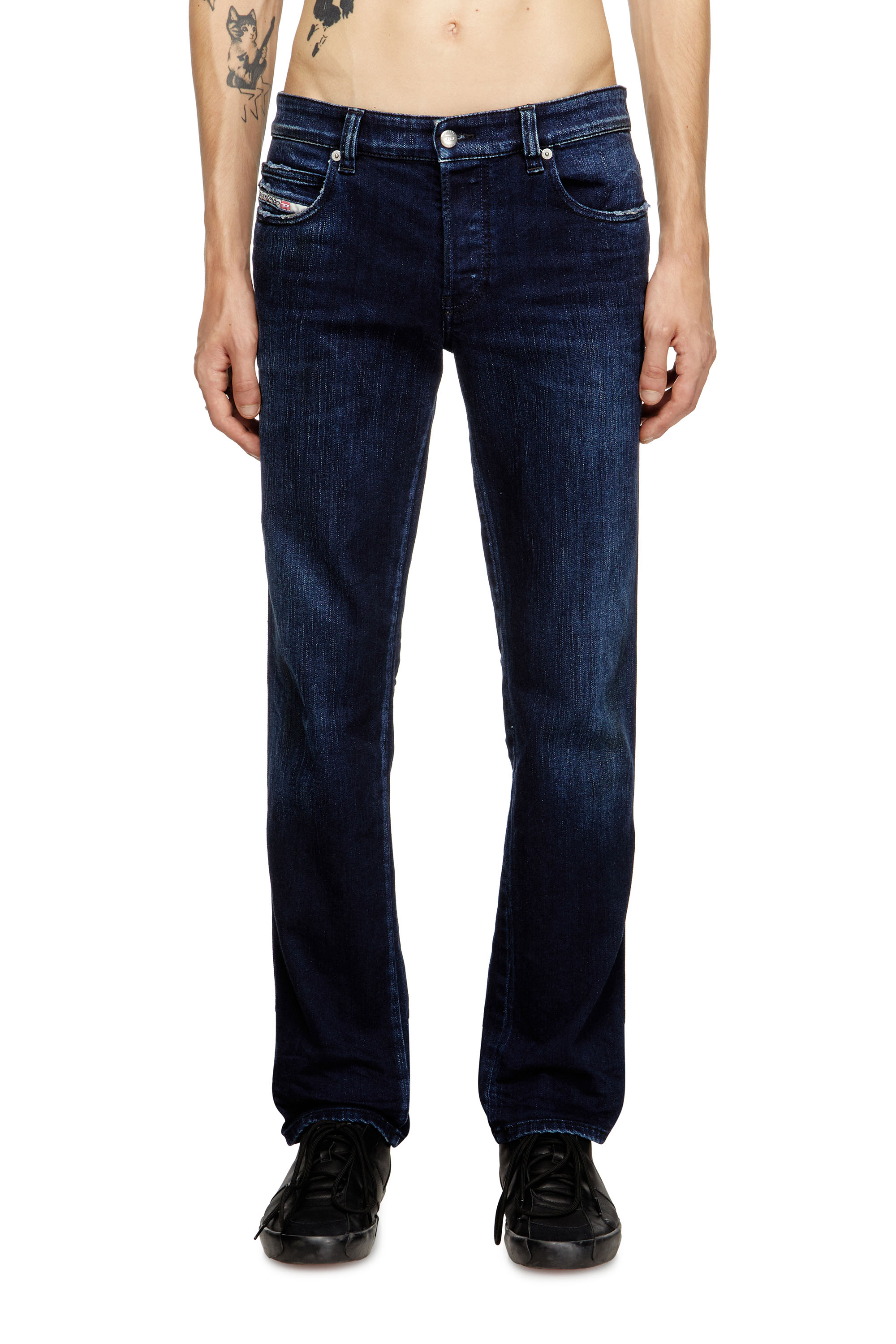 Diesel - Man's Slim Jeans 1993 D-Vyl 09M76, Dark Blue - 3