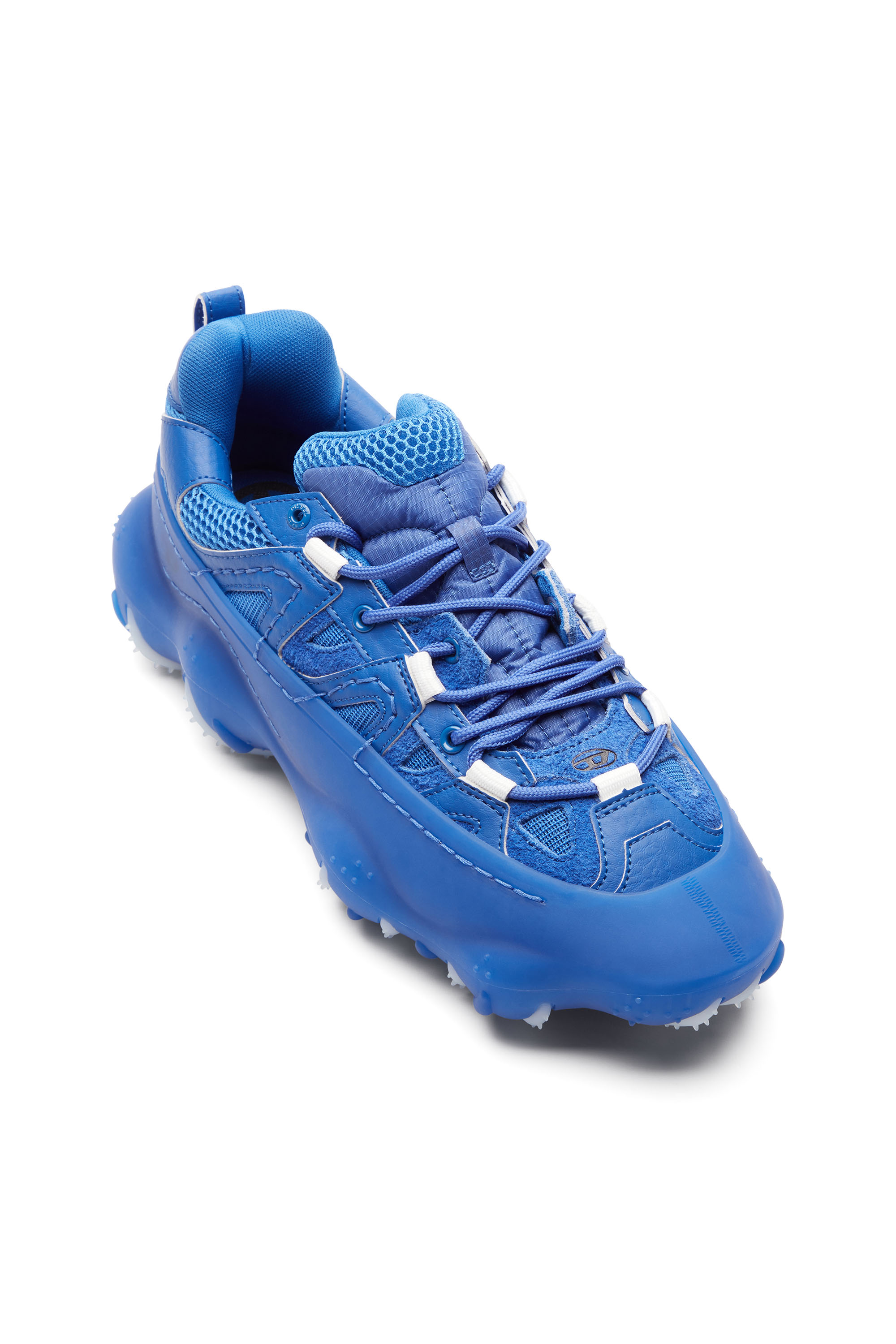 Diesel - S-PROTOTYPE P1, Man S-Prototype P1-Low-top sneakers with rubber overlay in Blue - Image 6