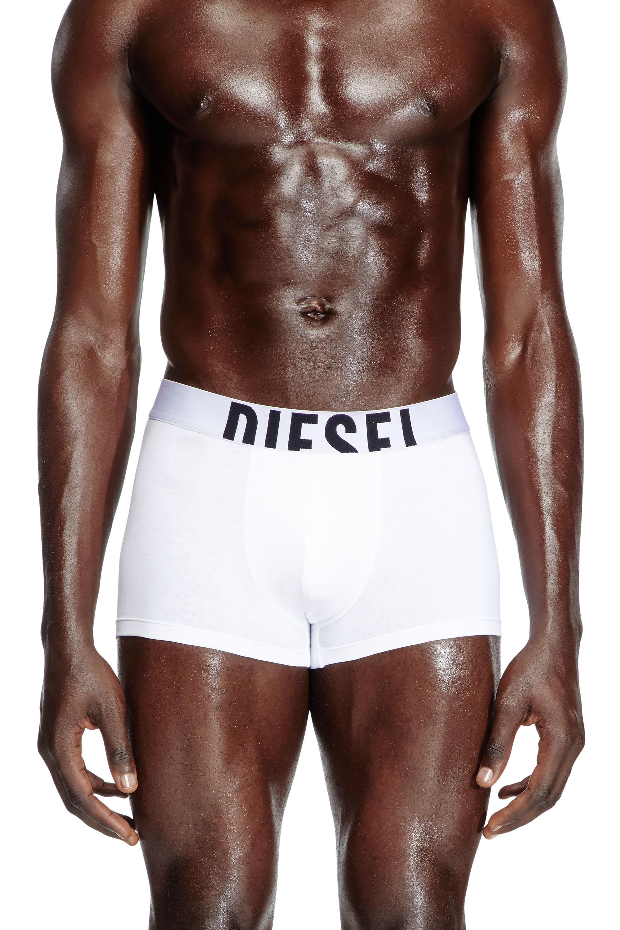 Diesel - DAMIEN-D-POP-3PACK-40, Man's Three-pack boxer briefs in stretch cotton in Black/White - 2