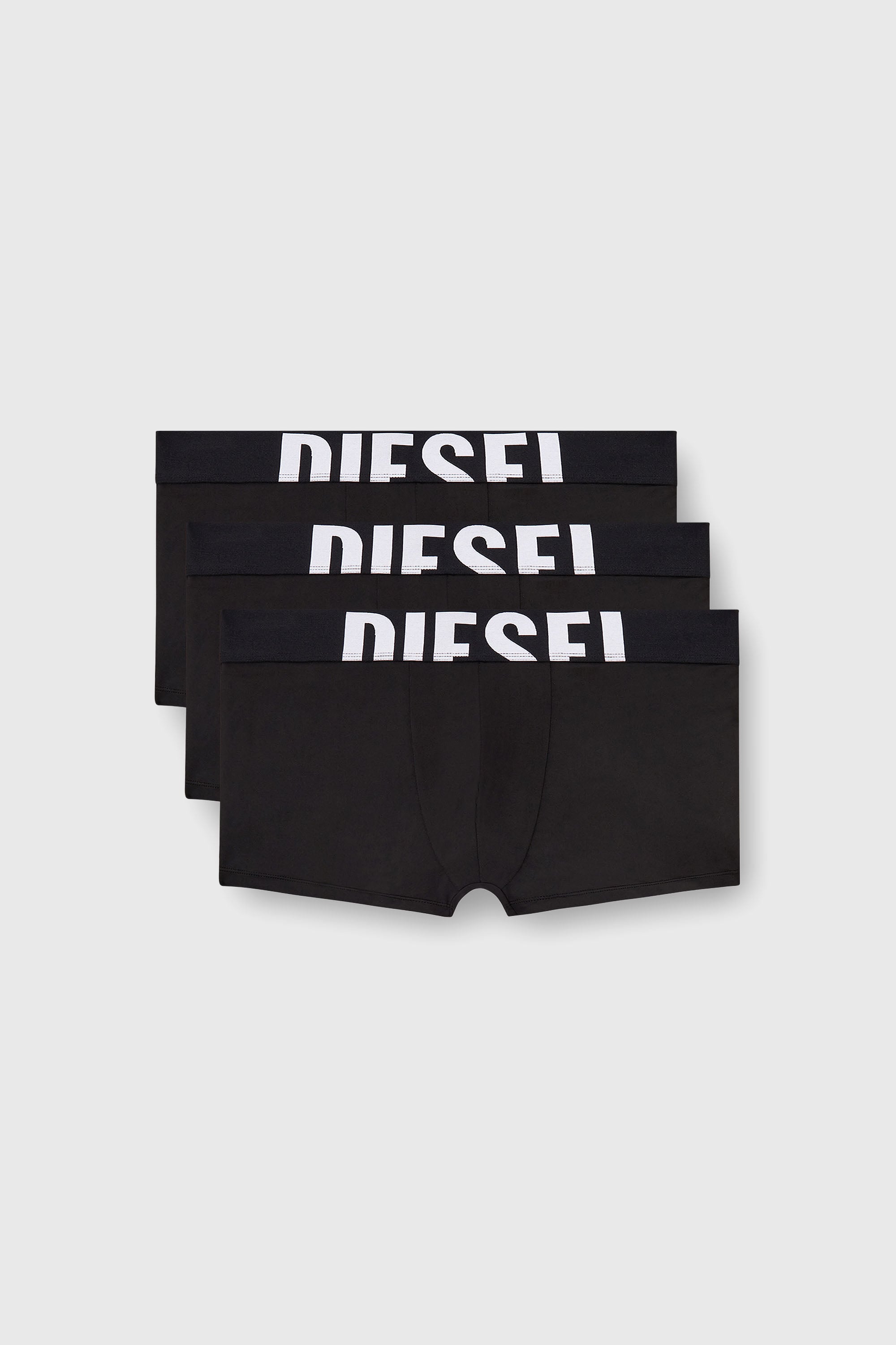 Diesel - DAMIEN-D-POP-3PACK-55, Man's Three-pack boxer briefs in microfibre in Black - 1