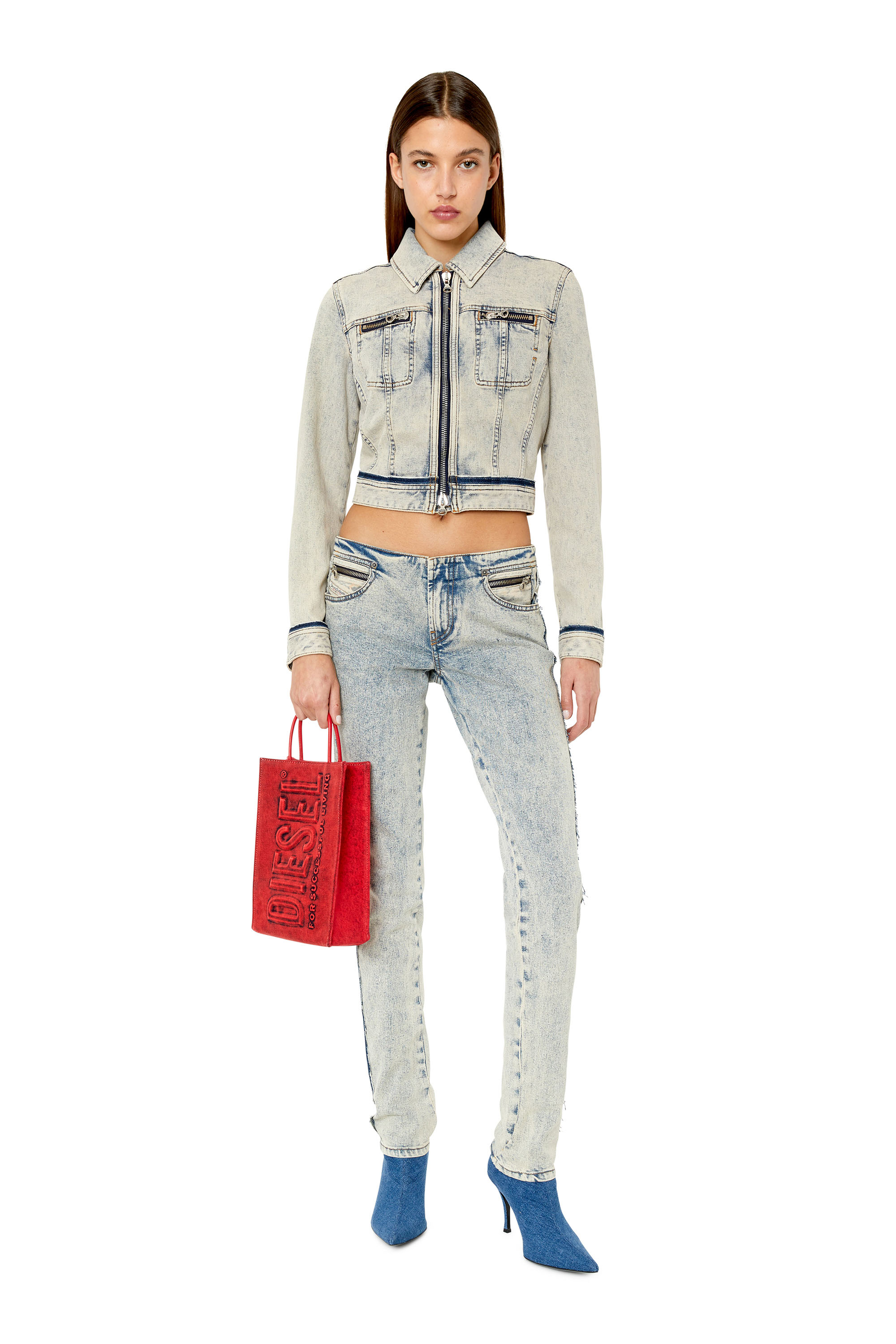 Diesel - Skinny Jeans D-Tail 09F12, Medium blue - Image 4