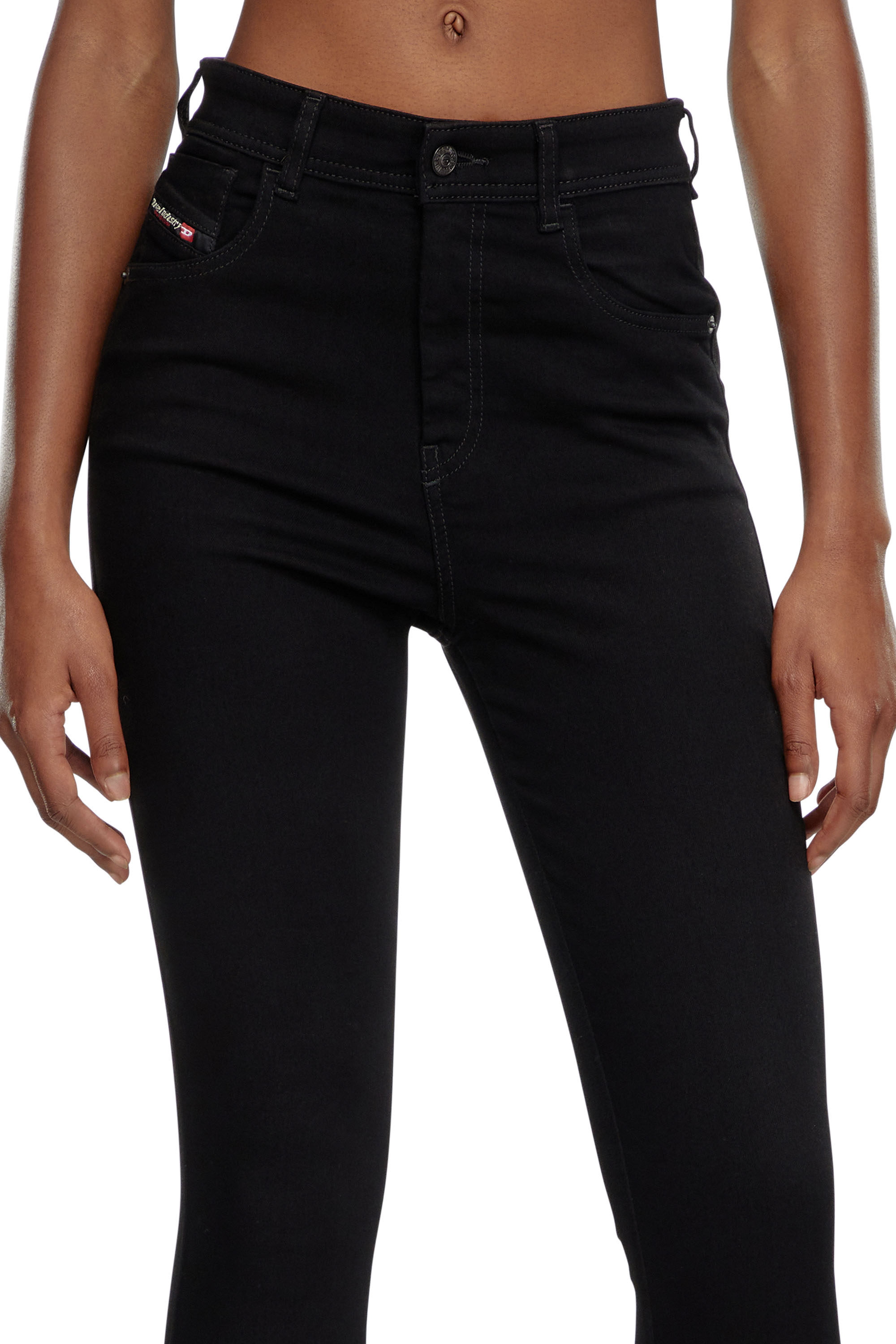Skinny Jeans 1984 Slandy-High 069EF, Black/Dark grey Diesel - Woman's Skinny Jeans 1984 Slandy-High 069EF, Black/Dark grey - 5