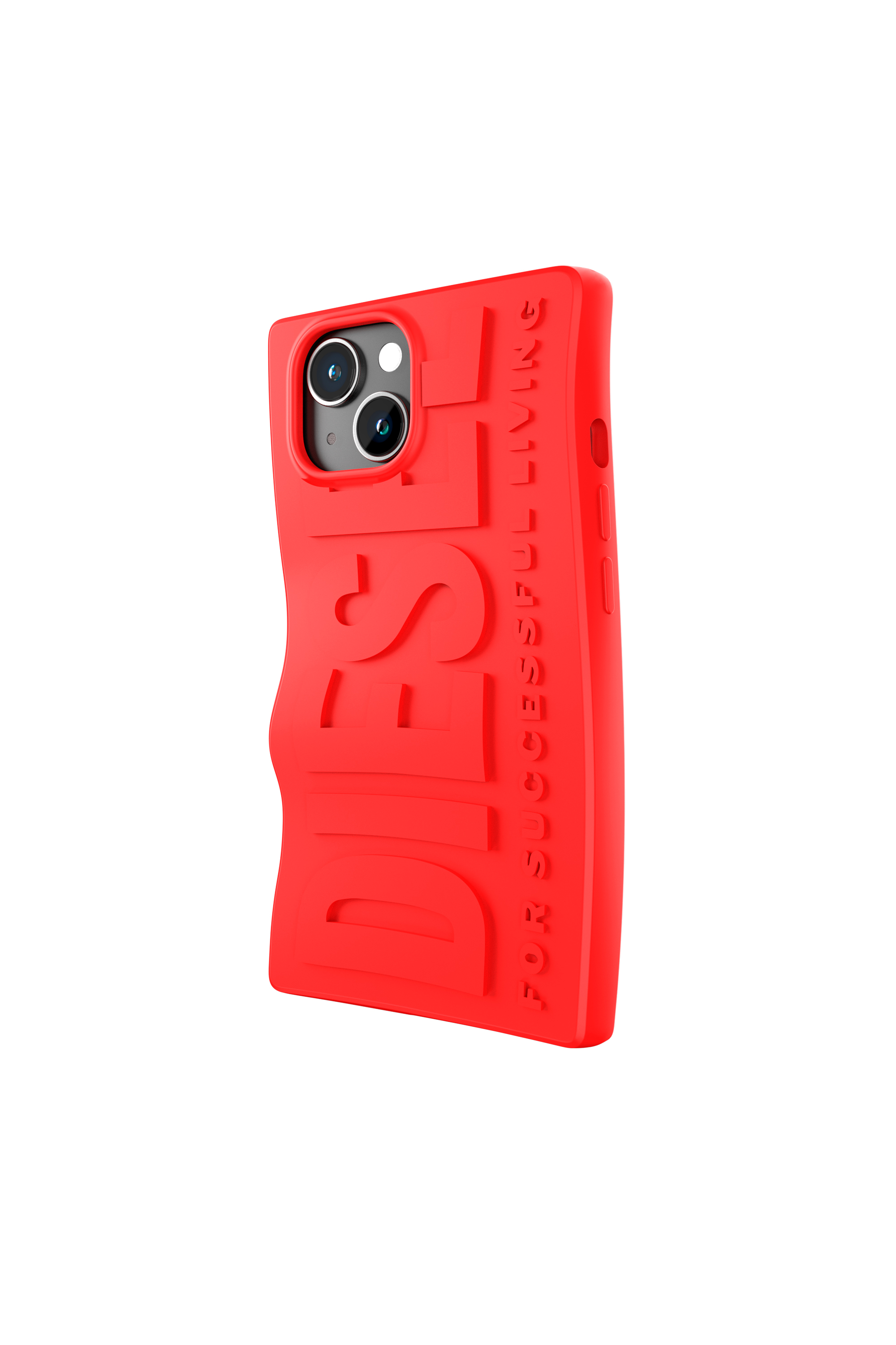 Diesel - 54116 MOULDED CASE, Unisex D By case iP15 in Red - Image 4