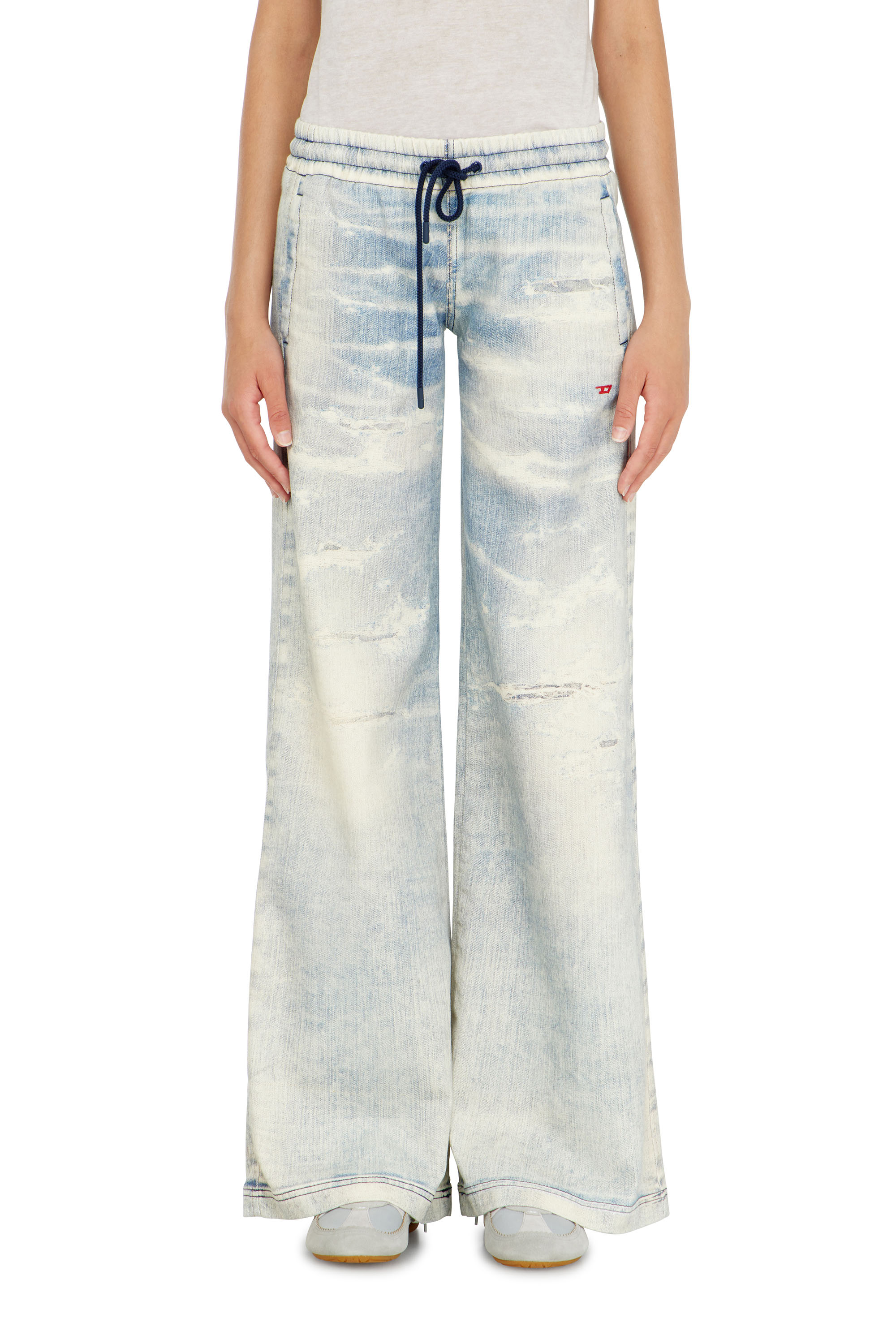 Diesel - Woman's Relaxed 2078 D-Ainty Joggjeans&reg; 068XM, Light Blue - 2