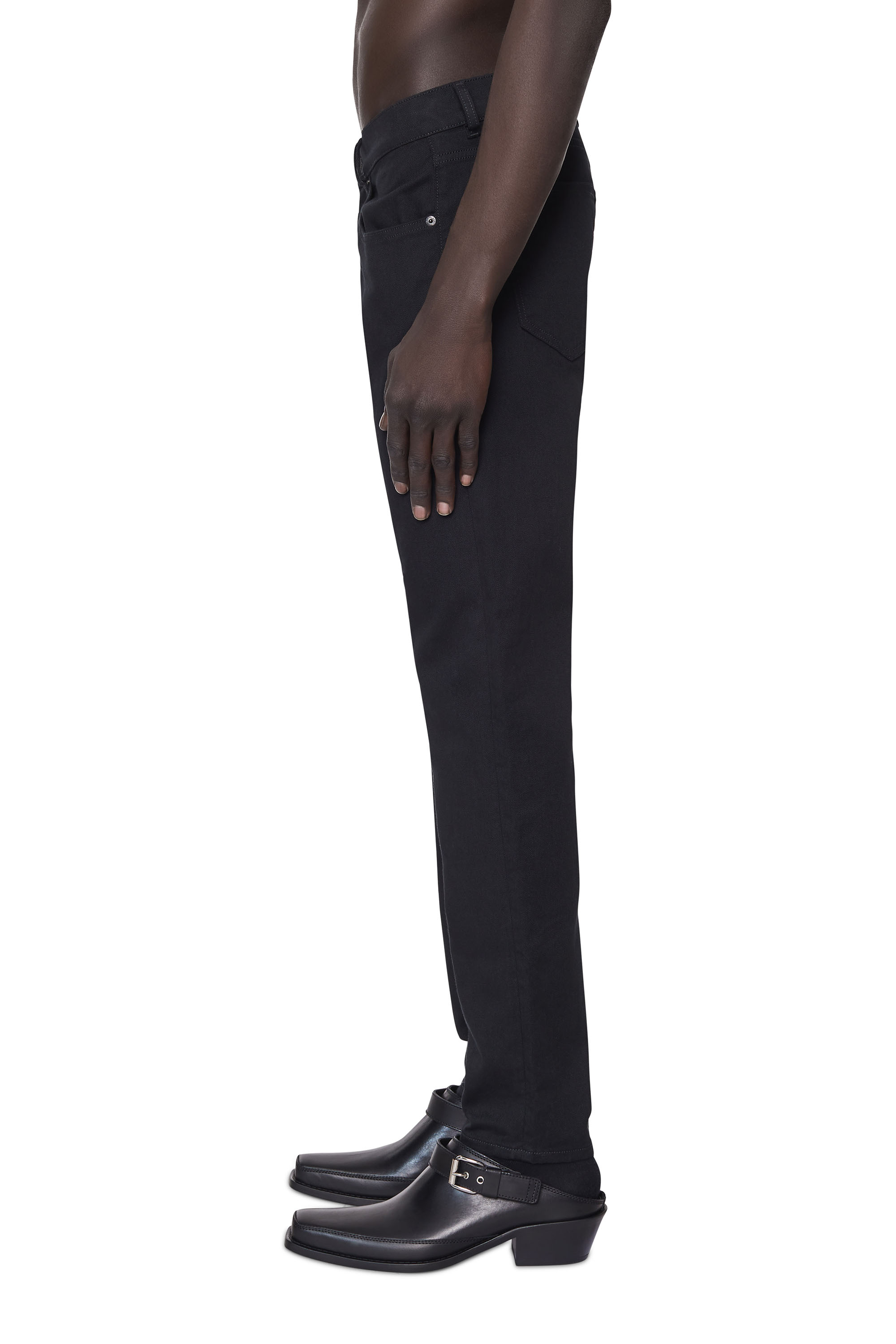 Diesel - Slim Jeans 2019 D-Strukt 069YP, Black/Dark grey - Image 4