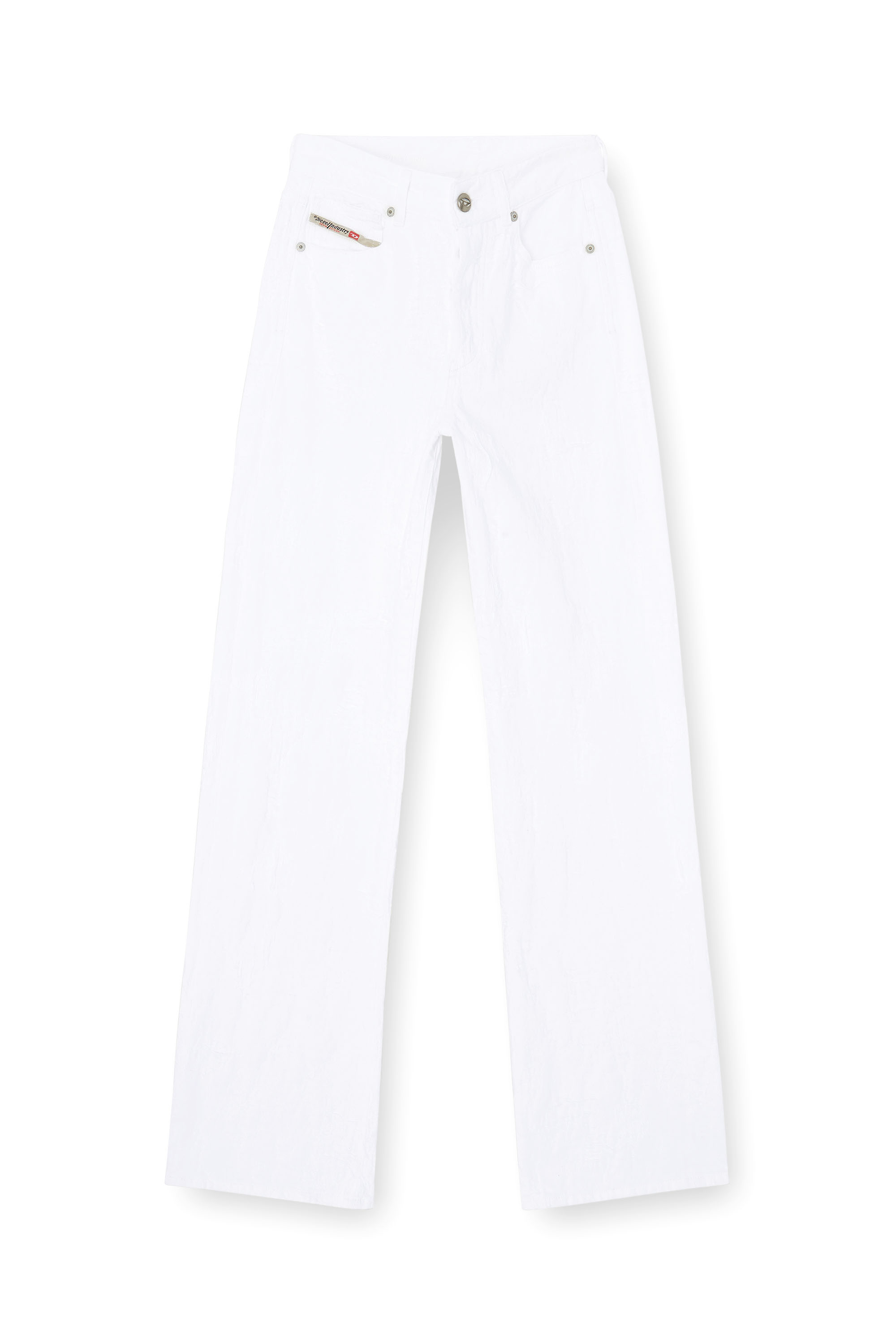 Diesel - Woman's Regular Jeans 1971 D-Sent 007EX, White - 3