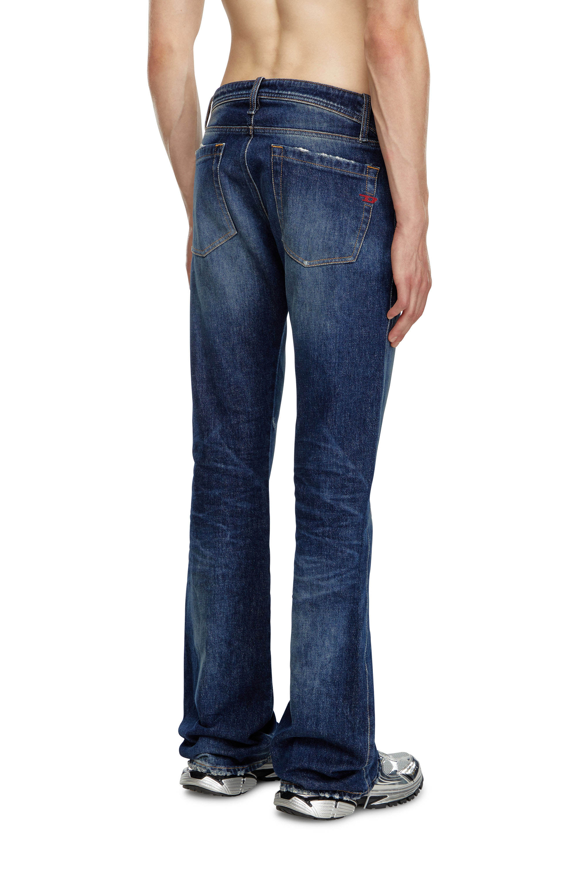Diesel - Man Bootcut Jeans D-Backler 09J56, Dark Blue - Image 3