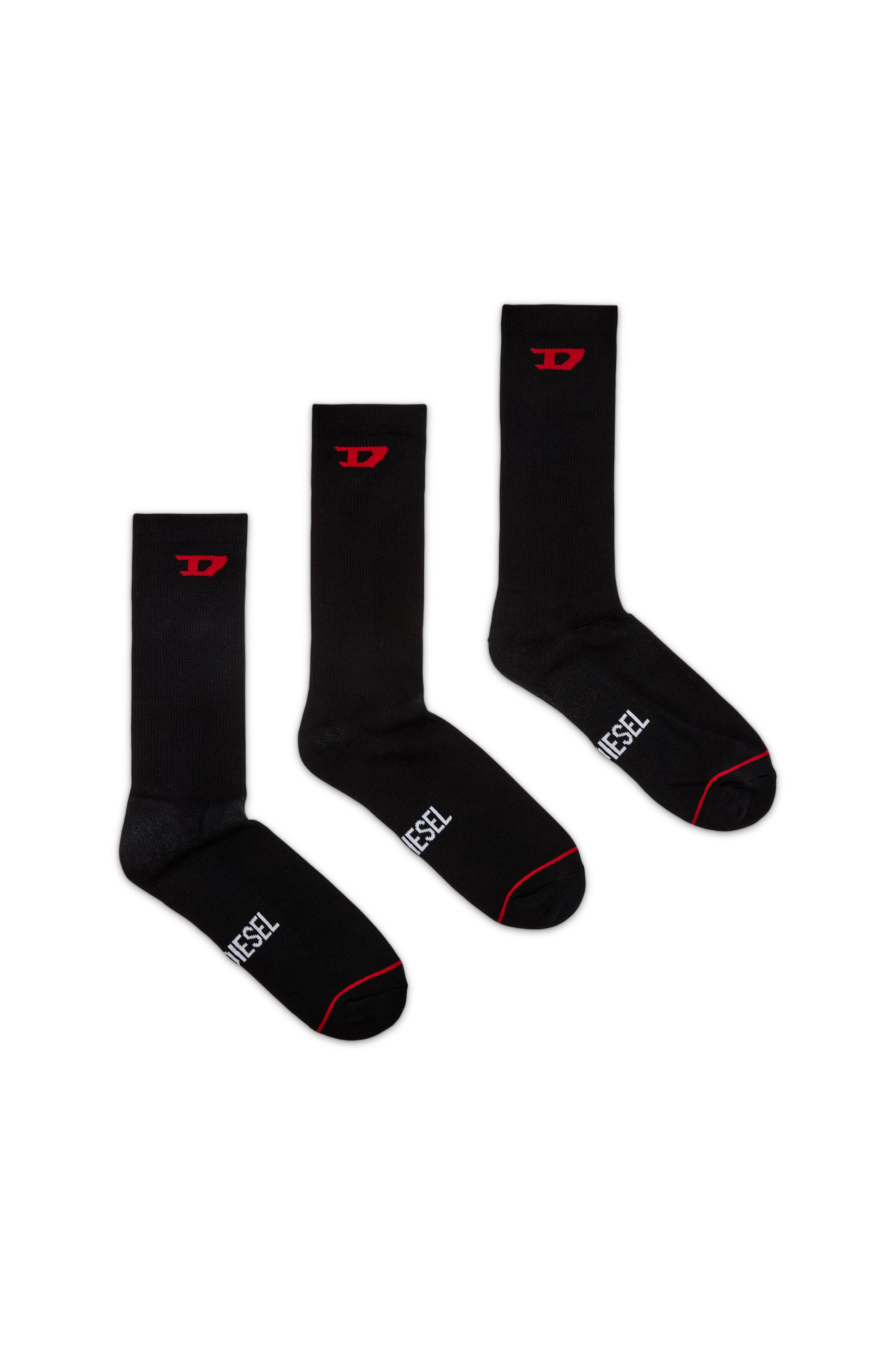 SKM-RAY-THREEPACK, Black - Socks
