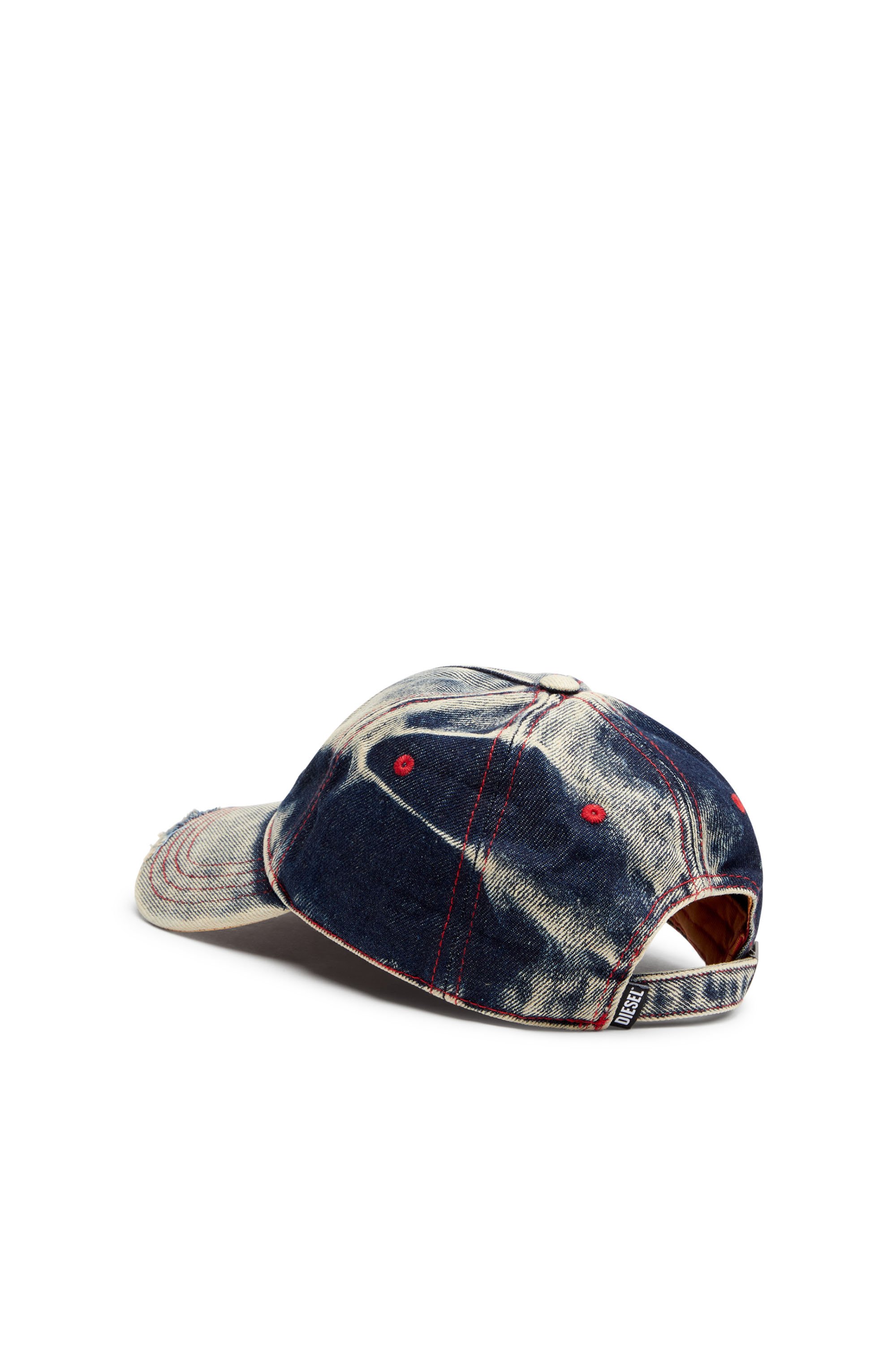 Diesel - C-SEYMON, Unisex Baseball cap in treated denim in Multicolor - Image 2
