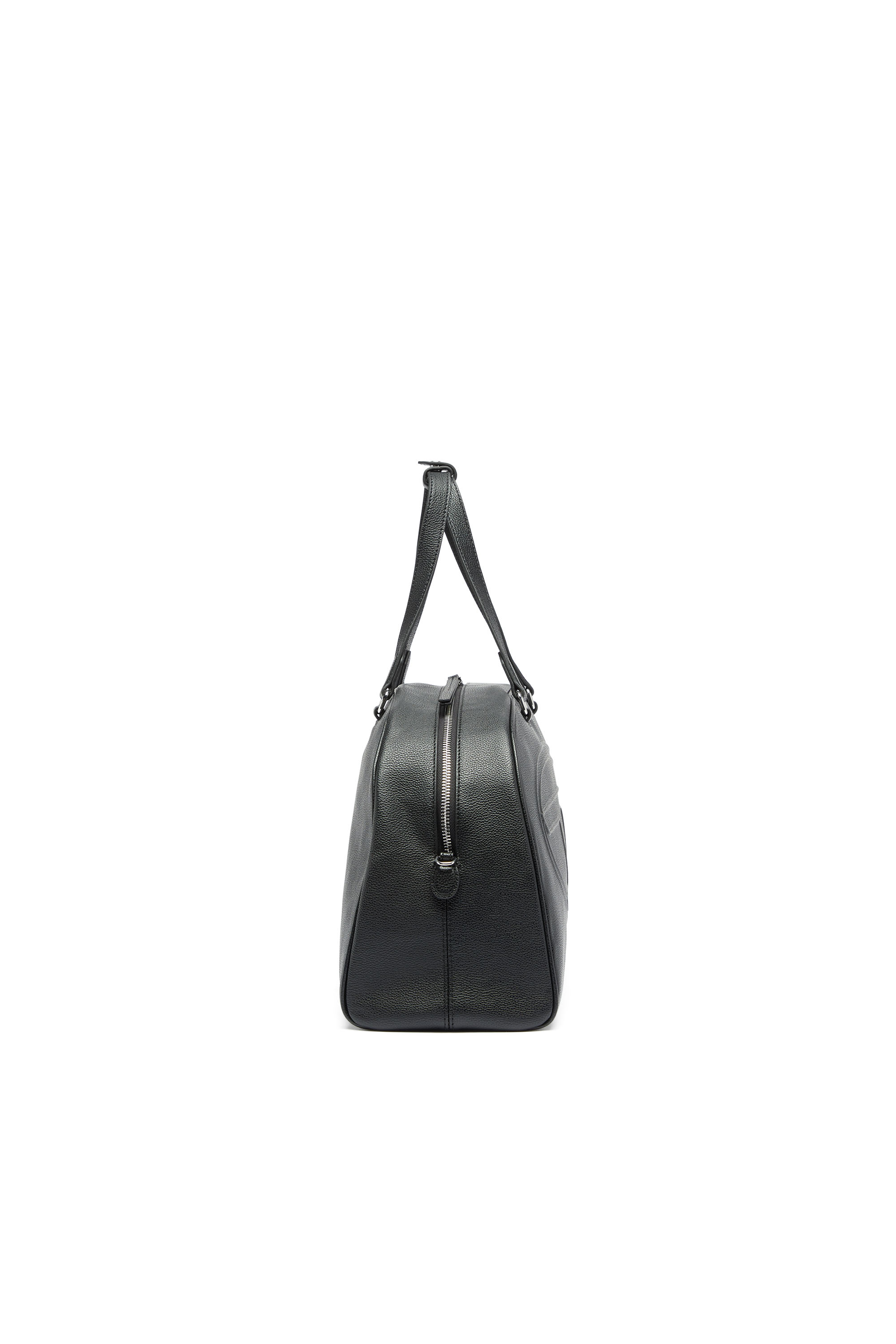 Diesel - 1DR DOME DUFFLE, Unisex's 1DR Dome - Leather travel bag with Oval D logo in Black - 4
