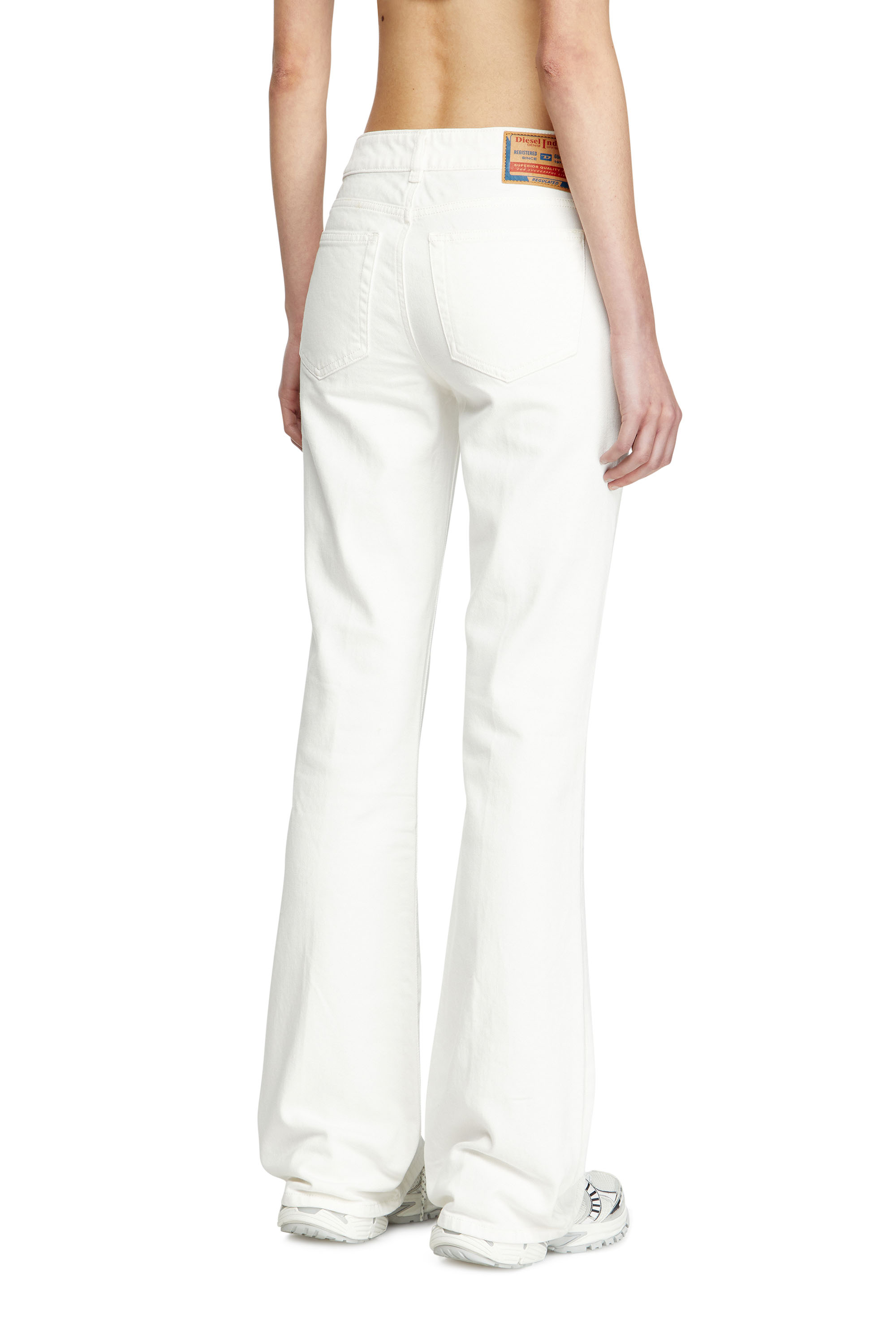 Bootcut Jeans 1969 D-Ebbey 09D63, White Diesel - Woman's Bootcut Jeans 1969 D-Ebbey 09D63, White - 4