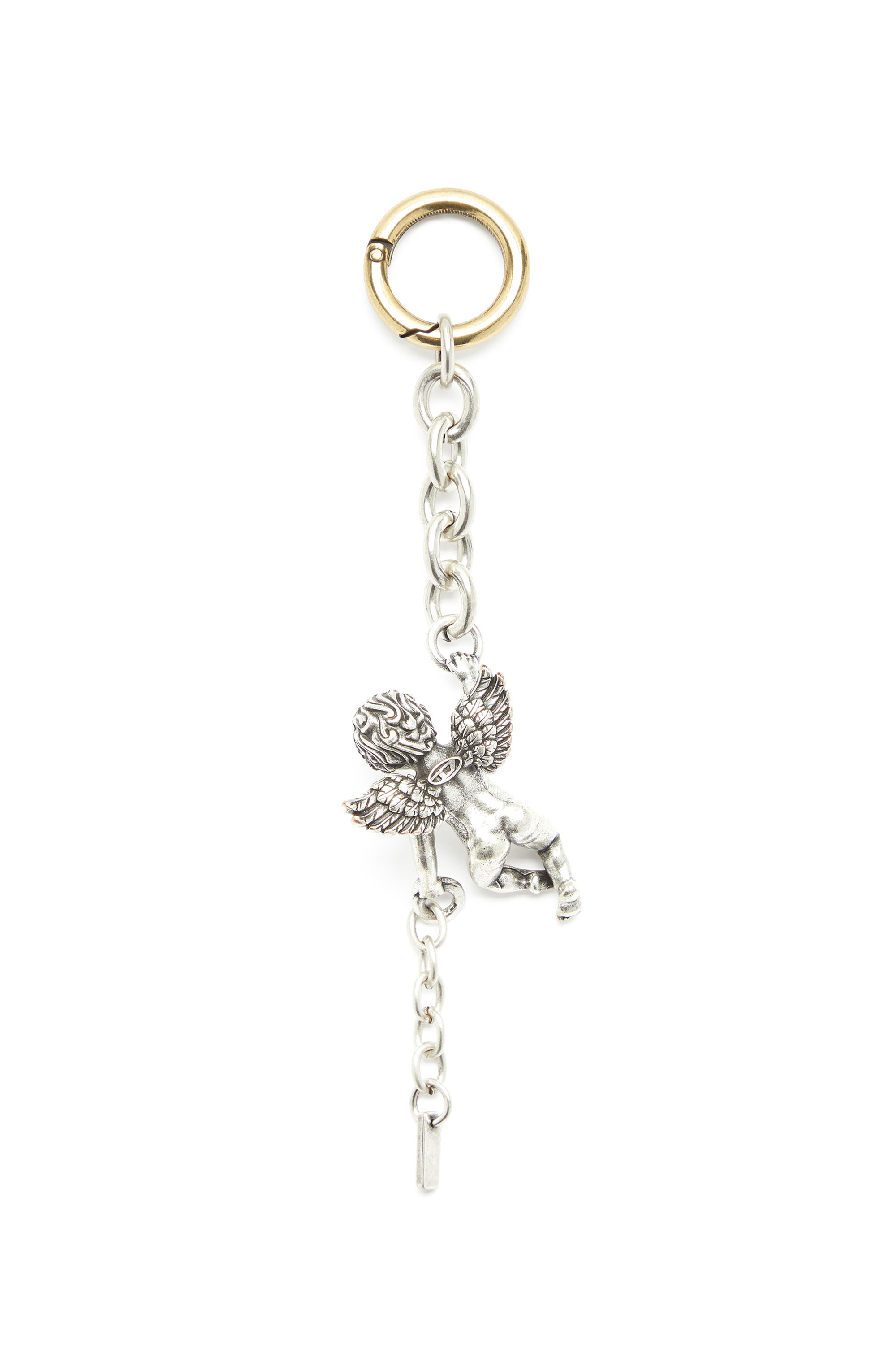 Diesel - CHARM-ANGEL, Woman's Metal cherub charm in Silver - 2