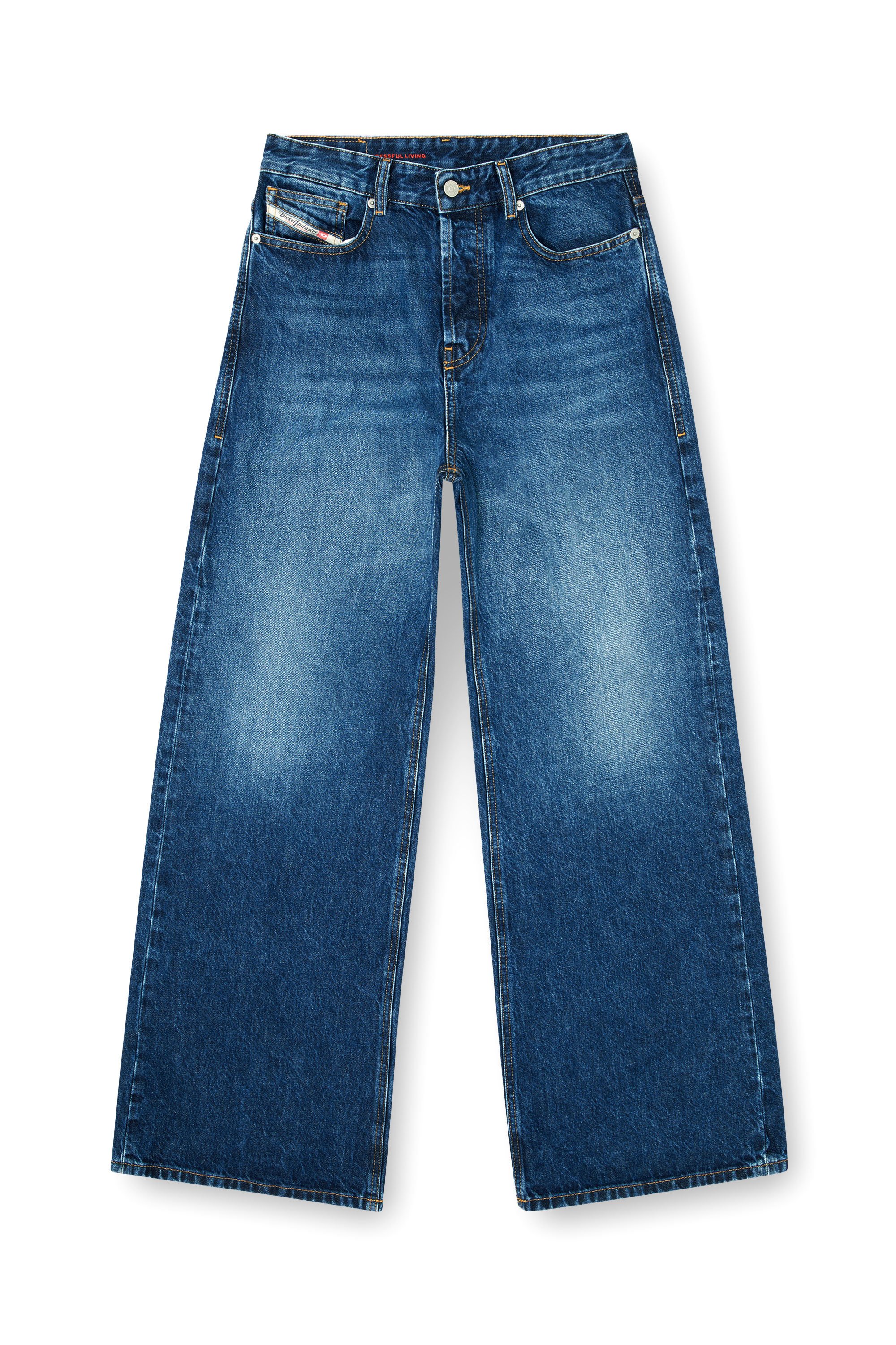 Diesel - Unisex's Relaxed Jeans 1996 D-Sire 09I27, Dark Blue - 3