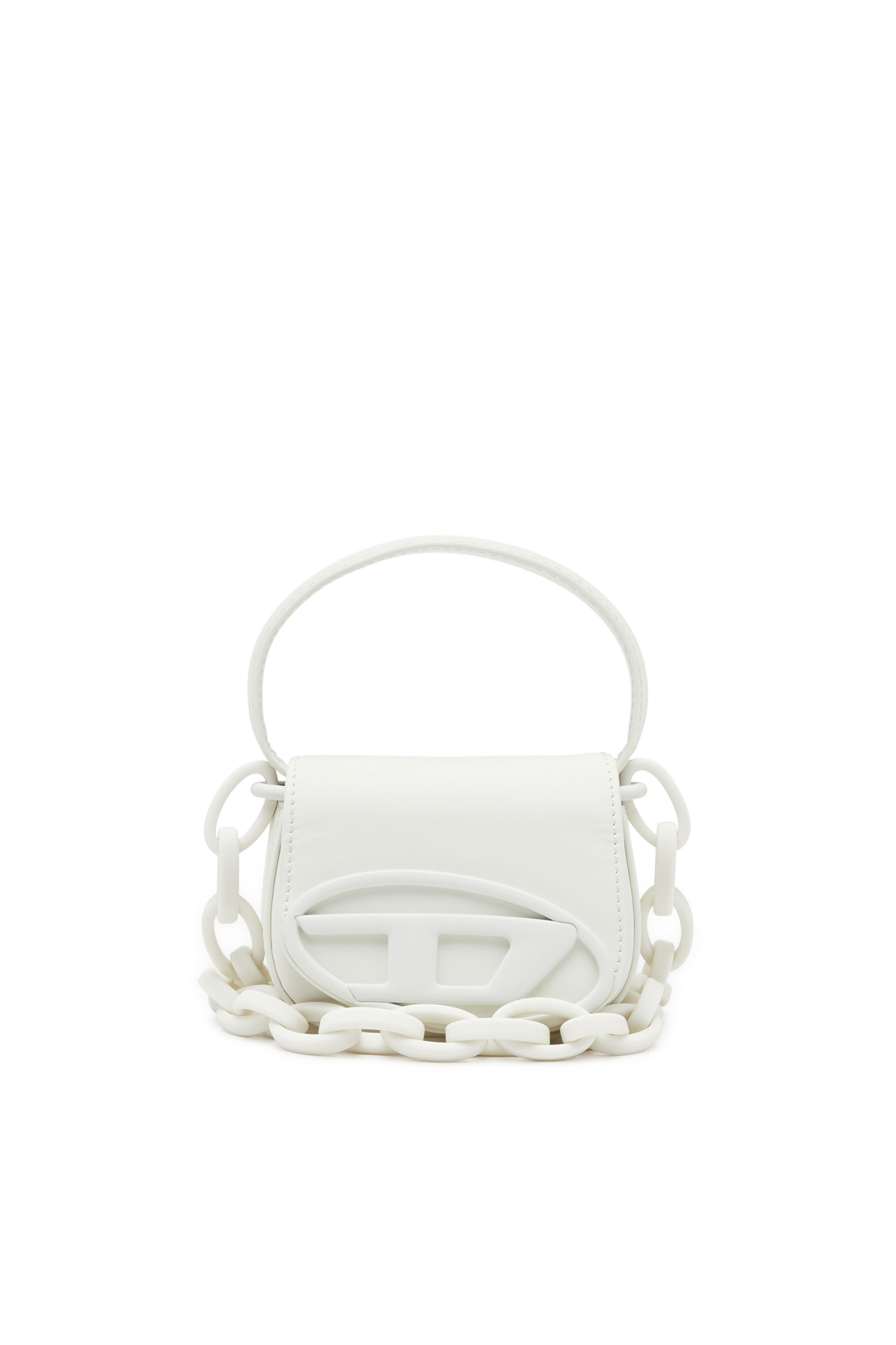 Diesel - 1DR XS, Woman 1DR Xs-Iconic mini bag in matte leather in White - Image 1