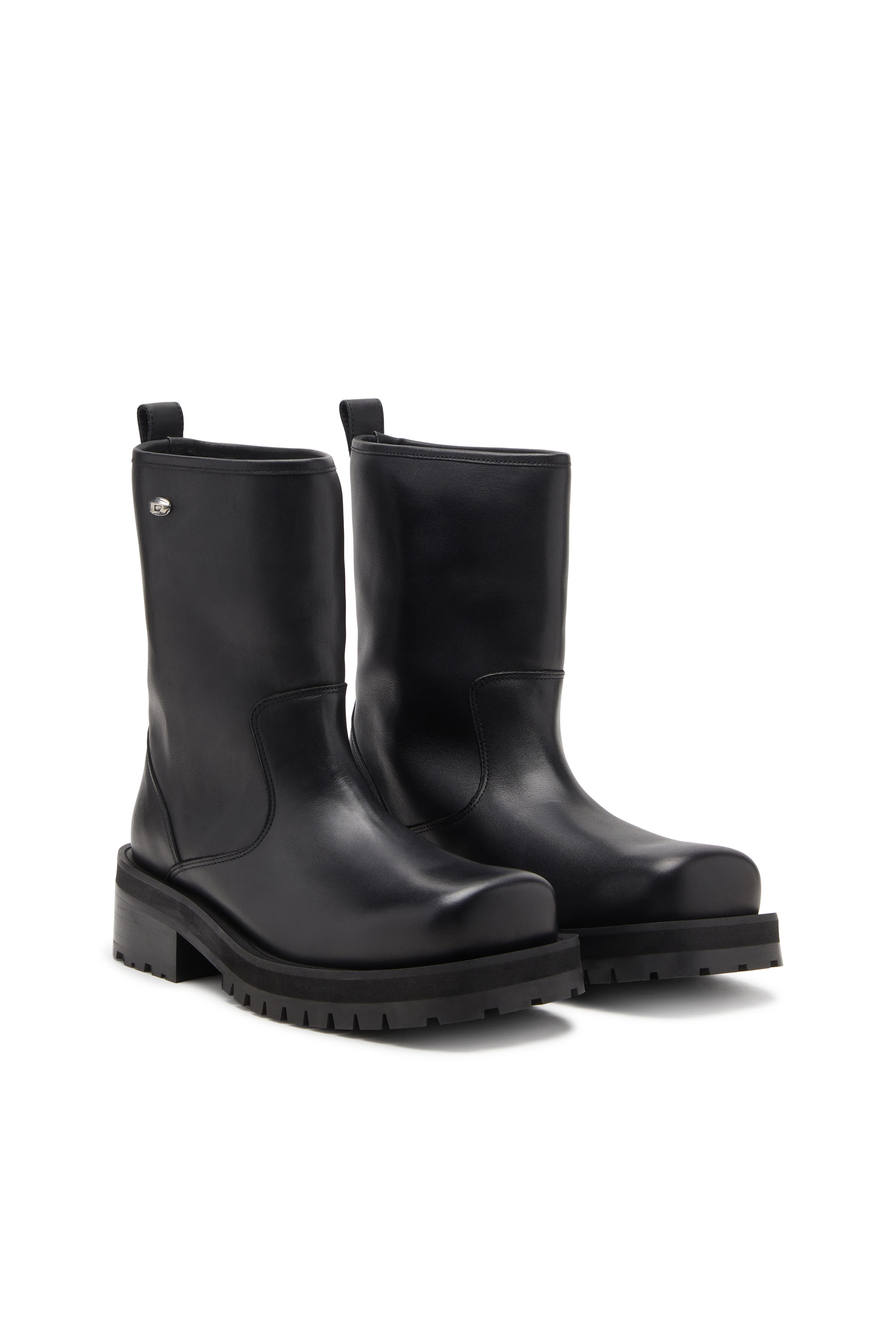 Diesel - D-TEXAN BK, Man's D-Texan - Leather Boots in Black - 2