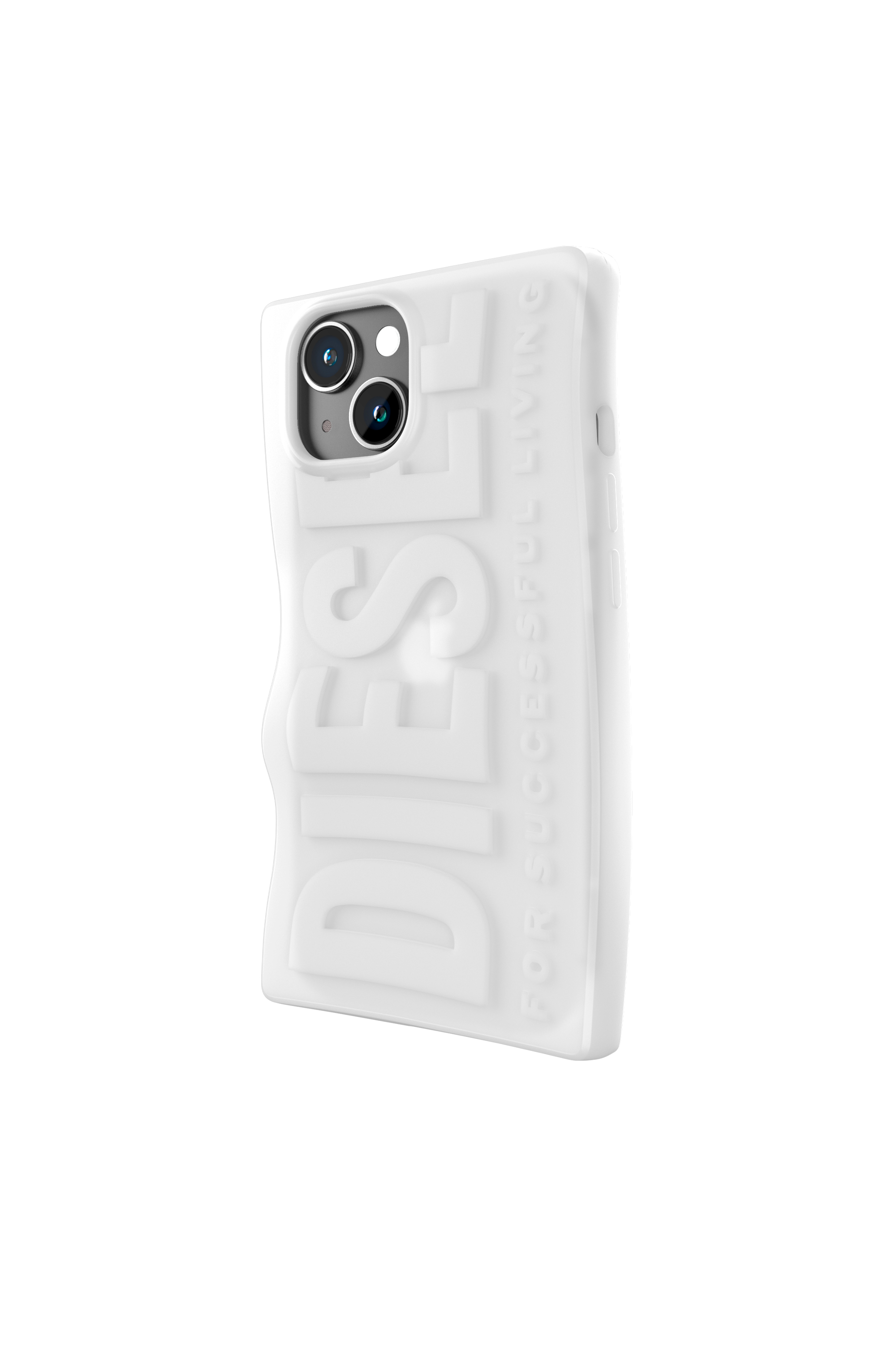 Diesel - 54123 MOULDED CASE, Unisex D By case iP15 in White - Image 4