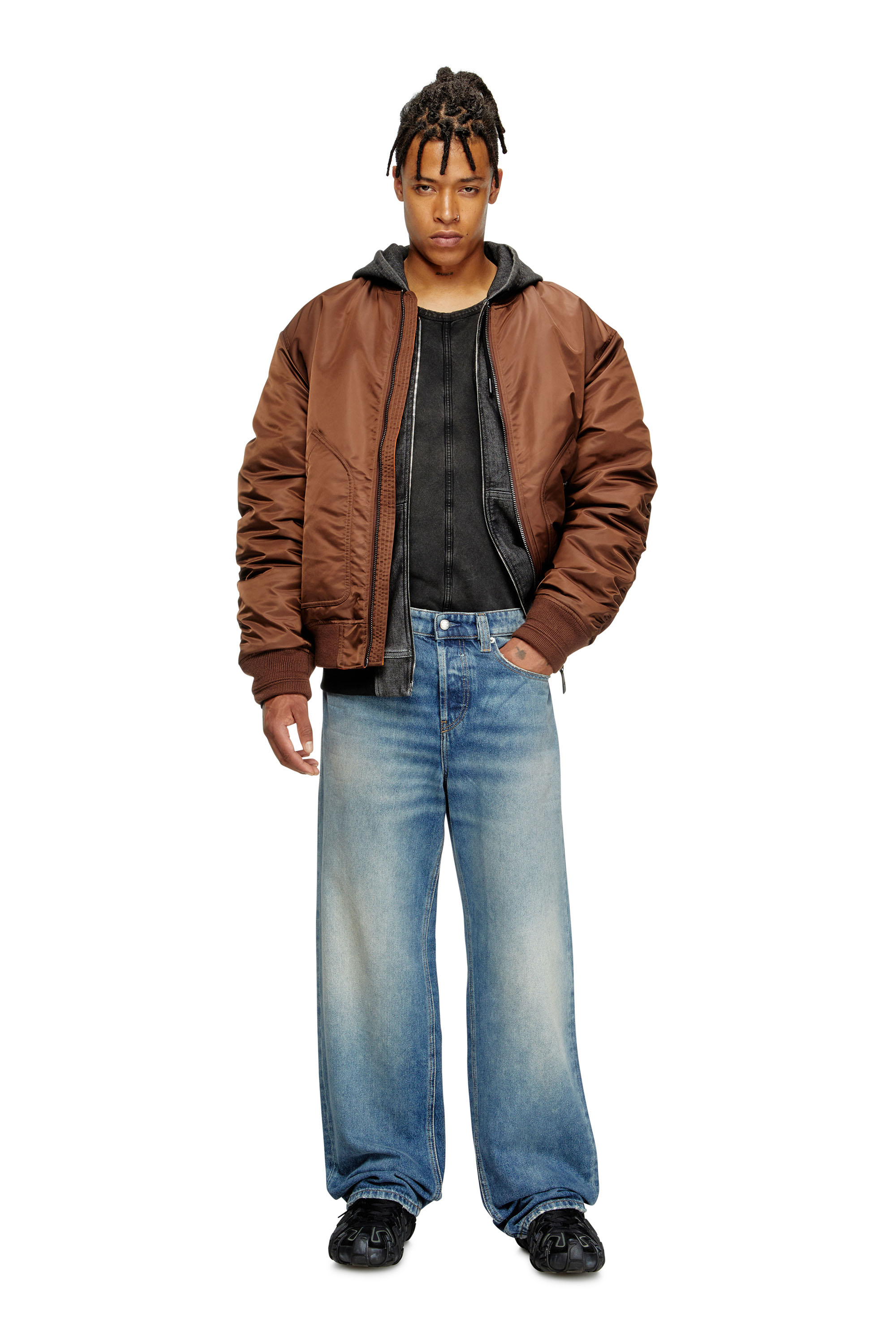 Diesel - Man's Relaxed Jeans 2001 D-Macro 0DBEB, Medium blue - 1