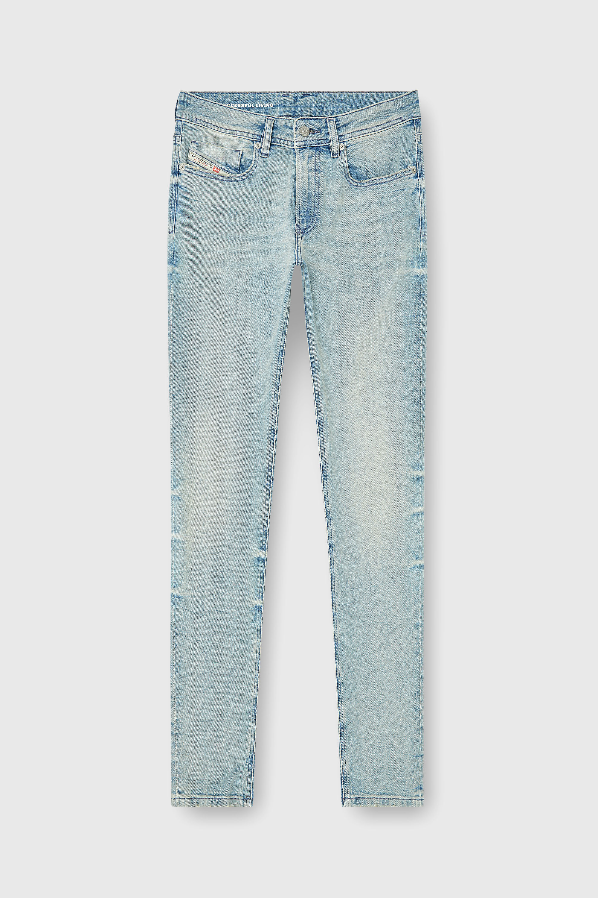 Diesel - Man's Skinny Jeans 1979 Sleenker 0KBBF, Light Blue - 6