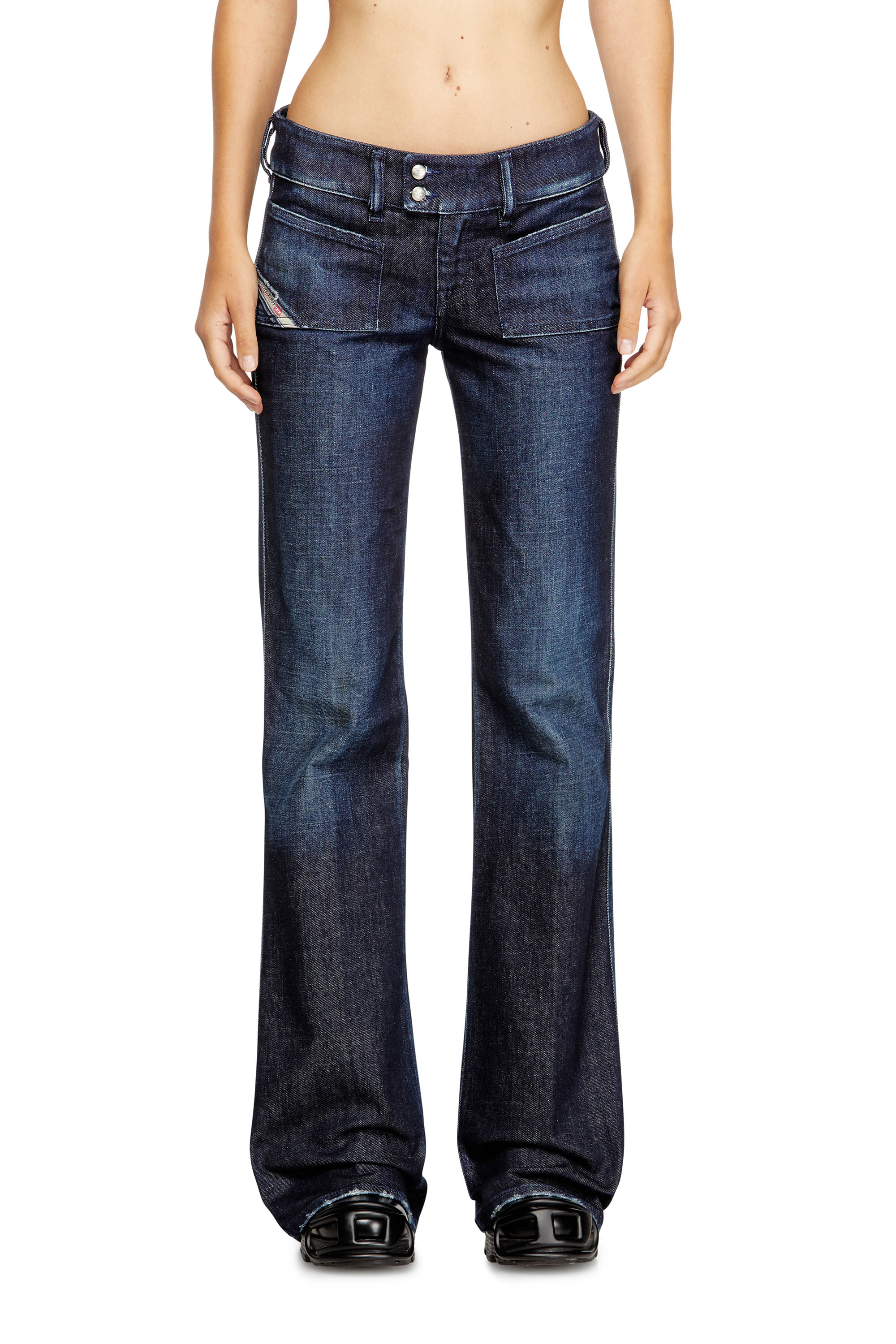 Diesel - Woman's Bootcut Jeans D-Hush 09M19, Dark Blue - 3