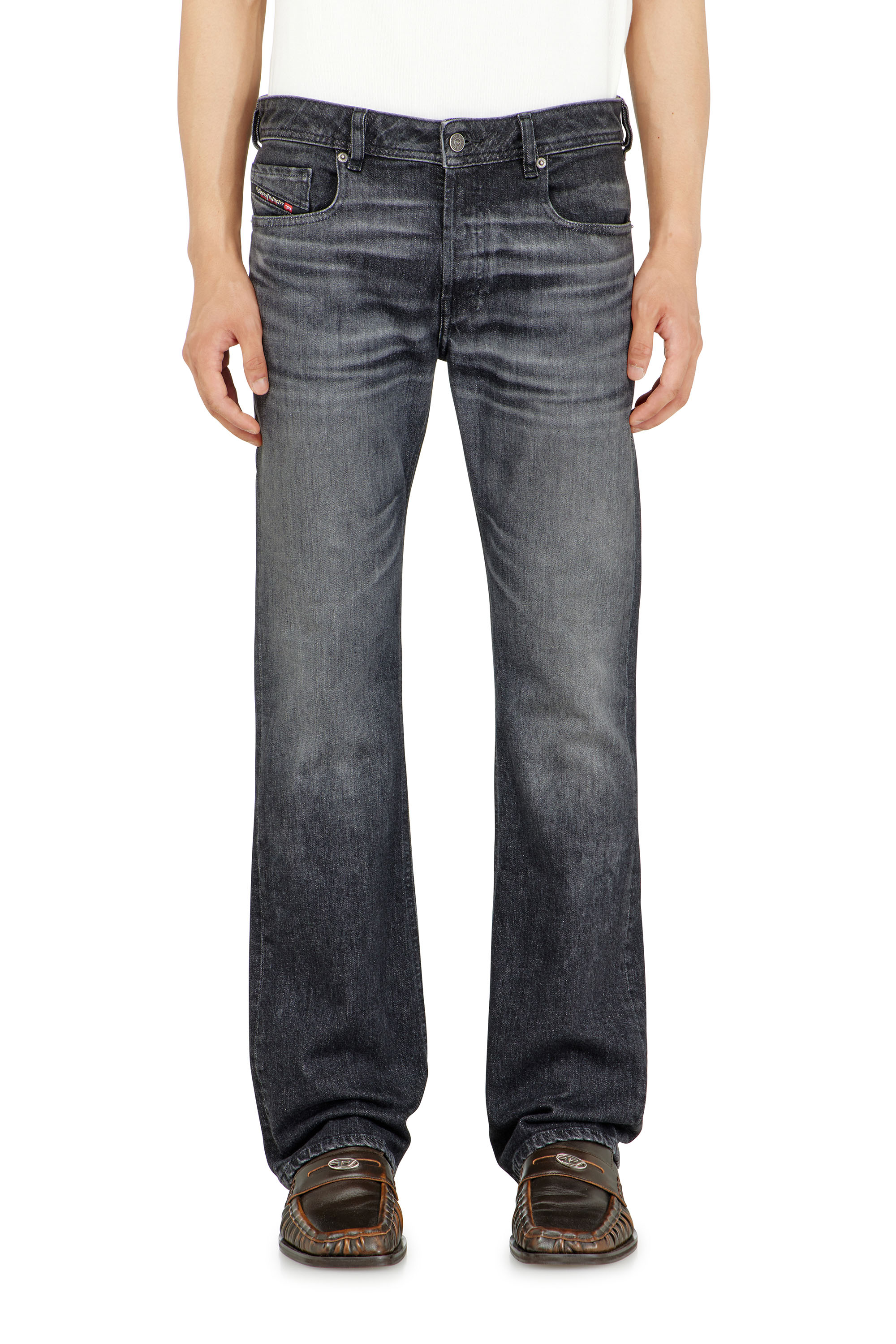 Diesel - Man's Bootcut Jeans 2007 Zatiny 09N48, Black/Dark grey - 4