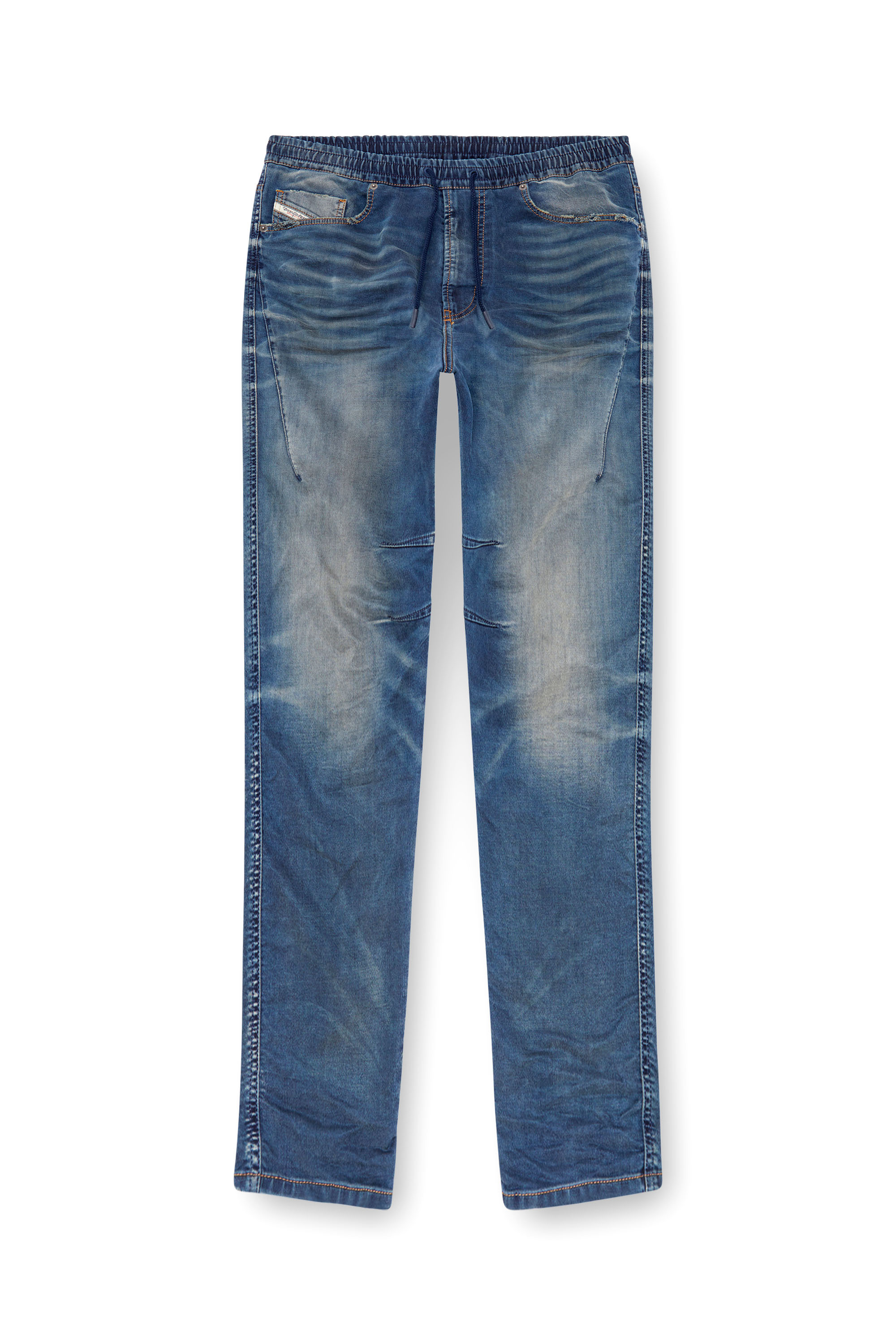 Diesel - Man's Regular 2040 D-Amage Joggjeans® 068MC, Medium blue - 3